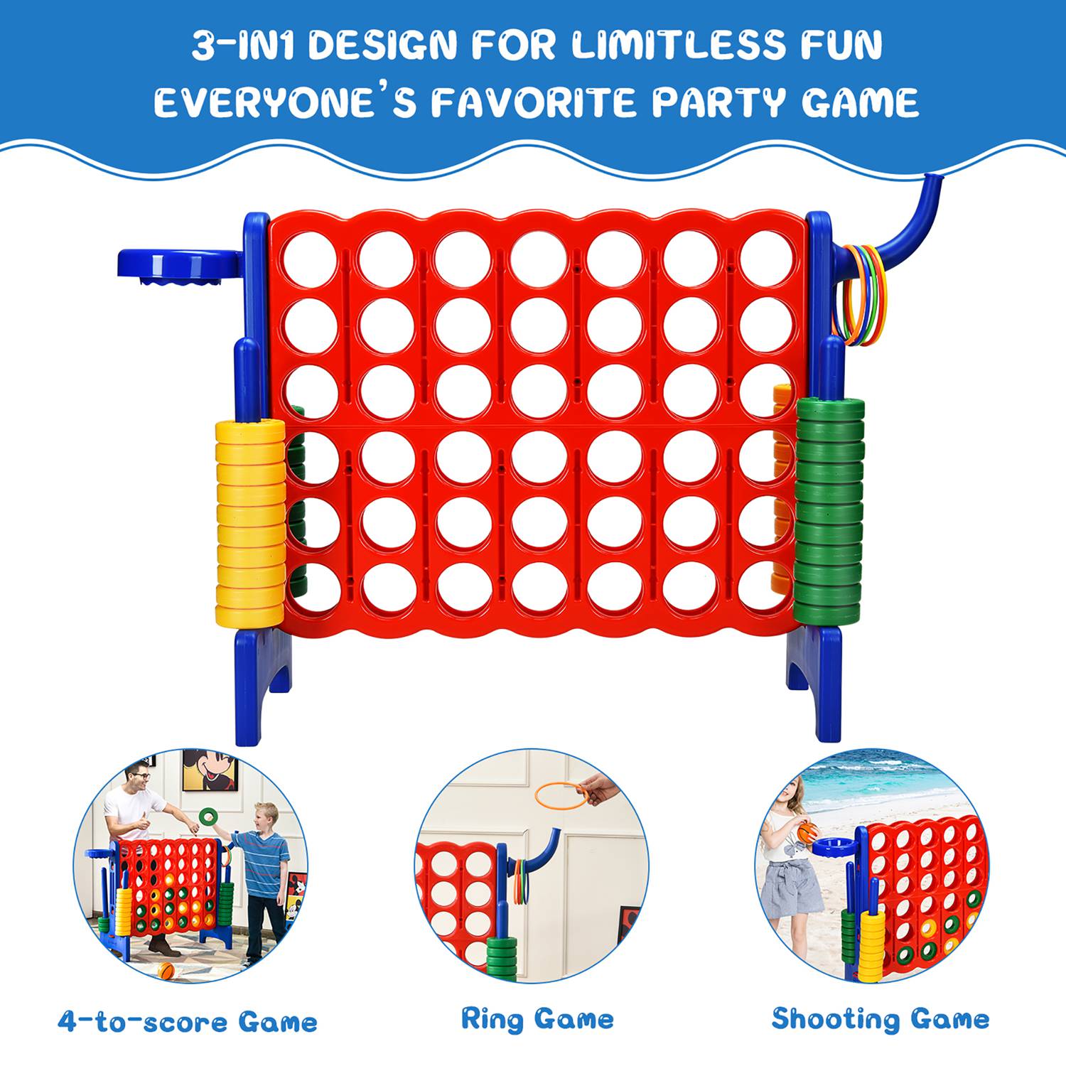 Costway CSHY000248 Portable-Party-Game - View #9
