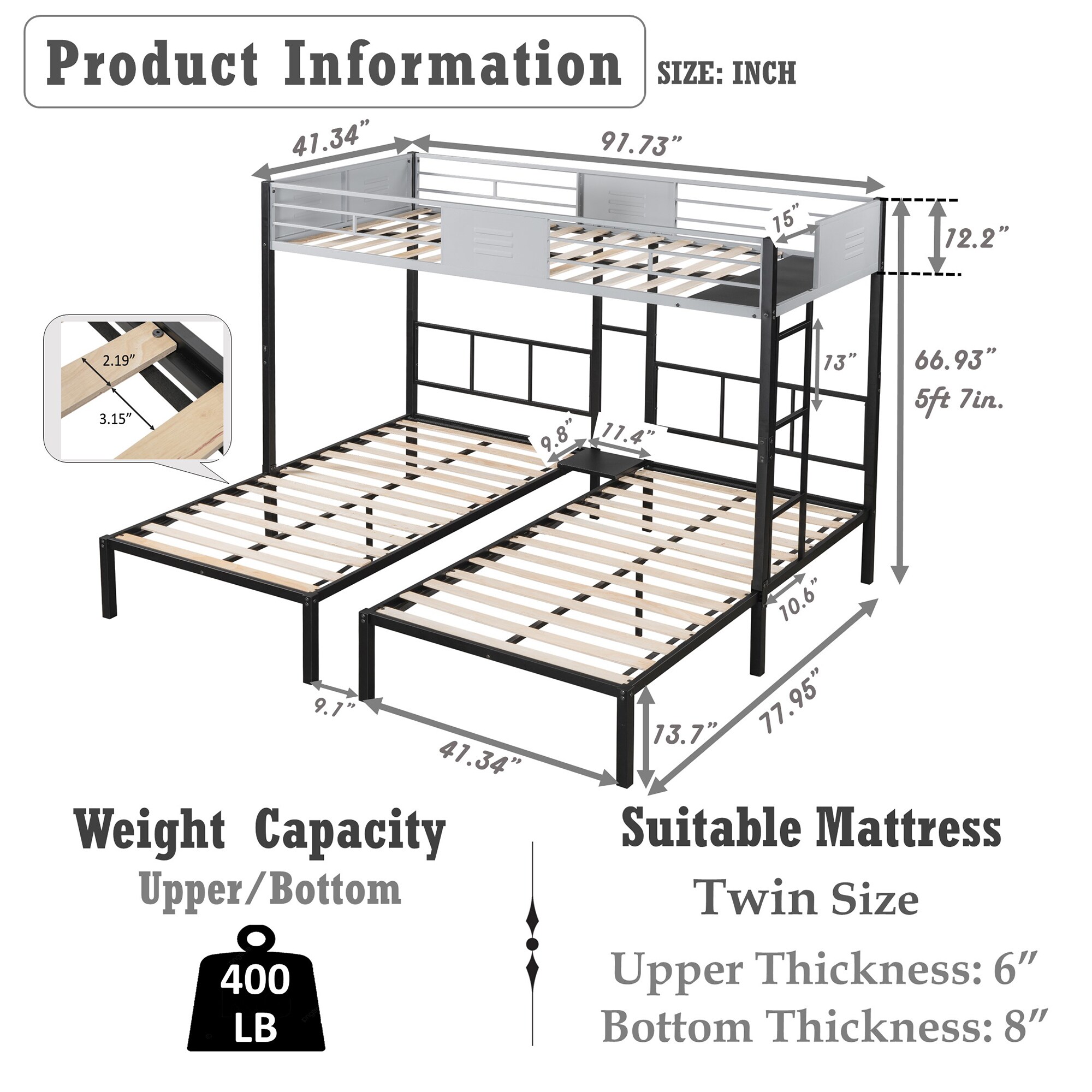 GZMR GZ-C7S0029 Bunk-Beds - View #6