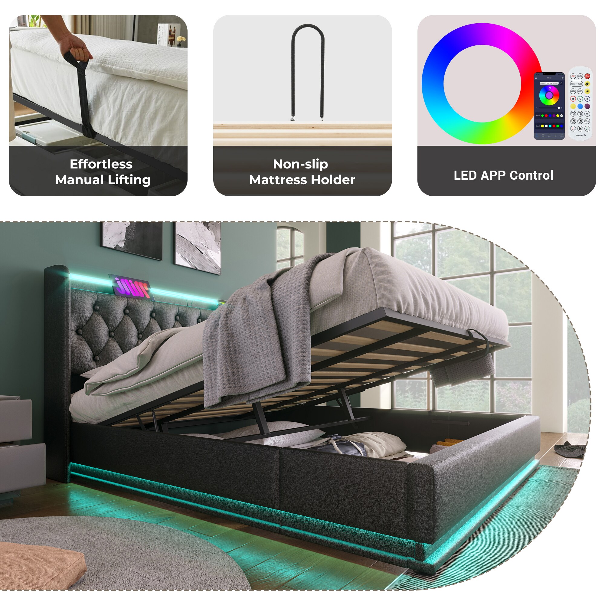 SINOFURN SYC470014BK beds - View #6