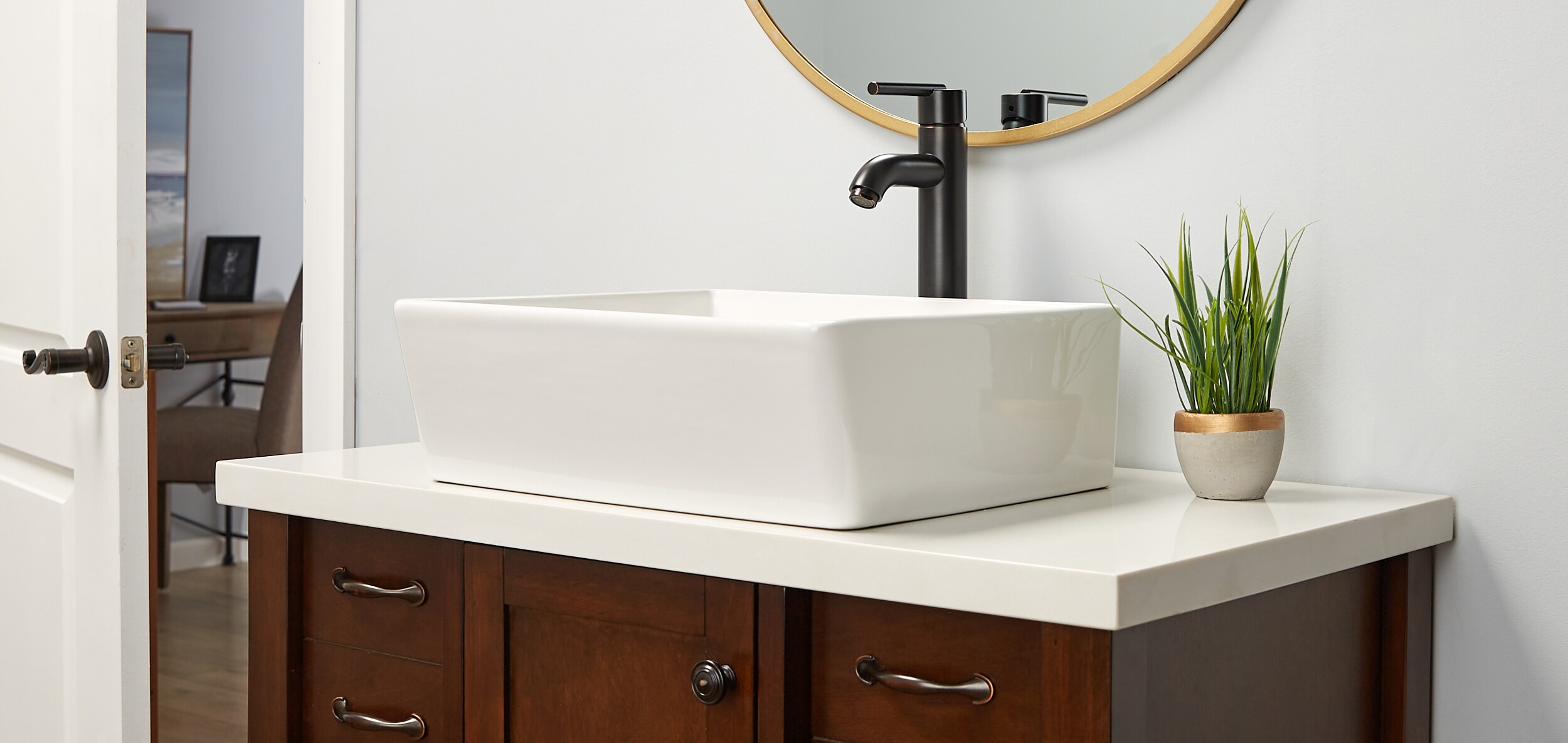 allen + roth 70-BVF11-BB-AR Lavatory-Faucets - View #3