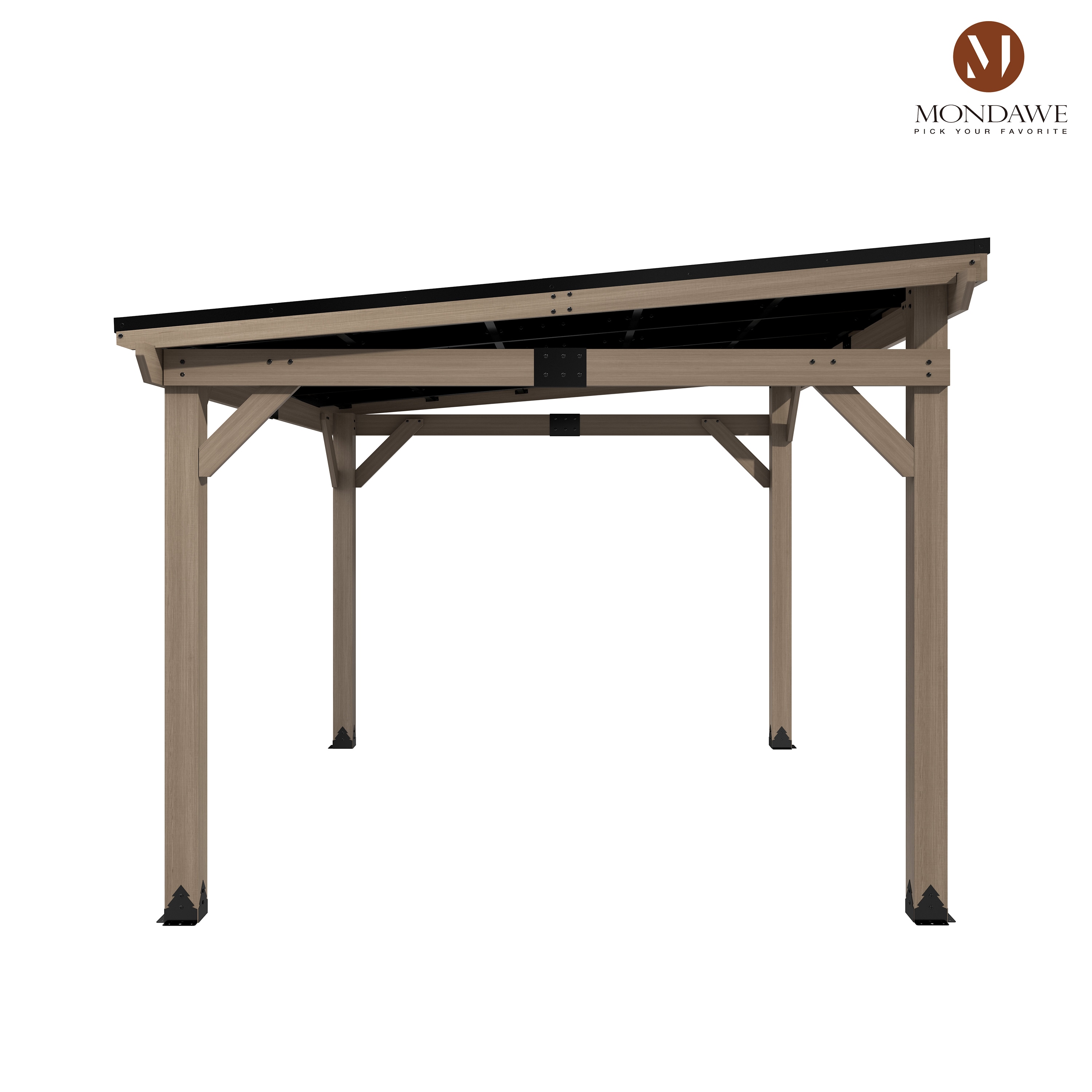 Mondawe MO-5004A-4 Wood-Resin-Gazebos - View #5