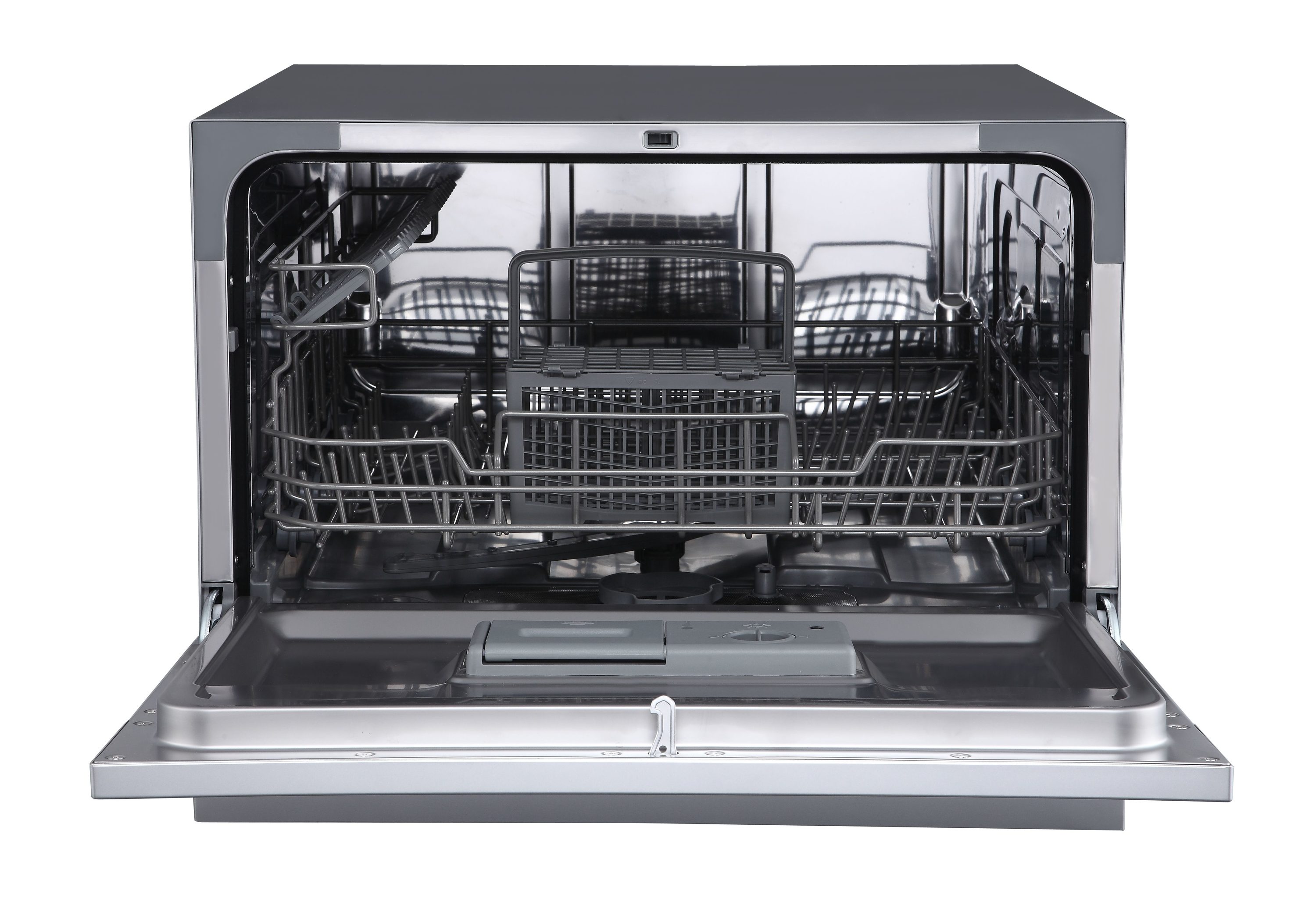 EdgeStar 21.63-in Portable Countertop Dishwasher (Metallic Look
