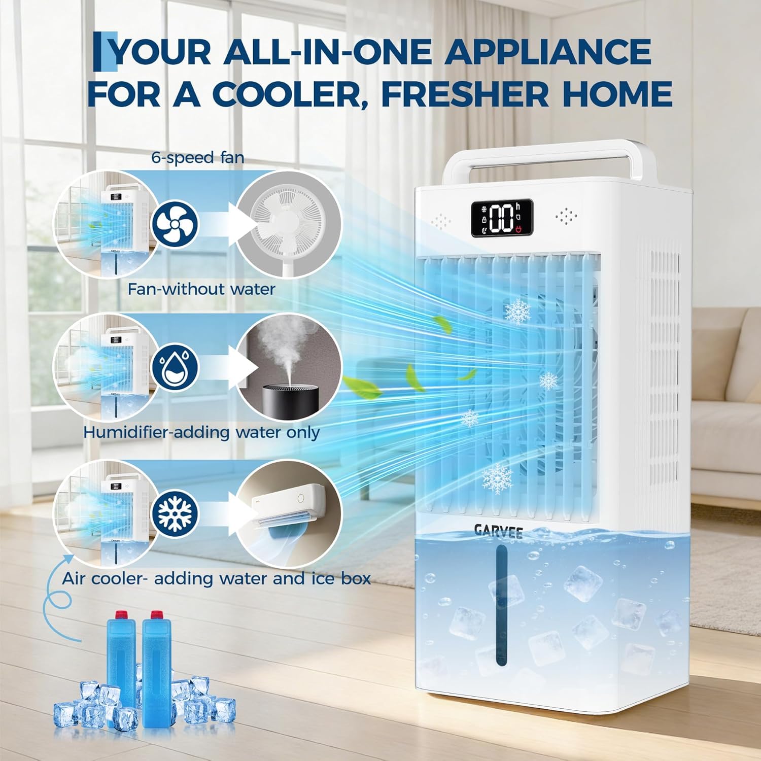 Garvee WHITE H Portable-Air-Conditioners - View #6