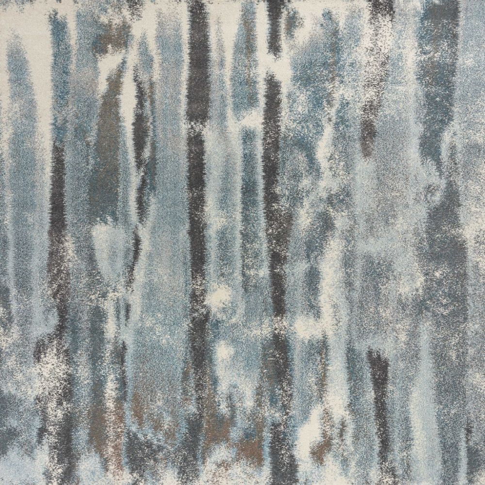 HomeRoots 349864 Bernadette 7 X 10 (ft) Rag Teal Indoor Abstract Area Rug