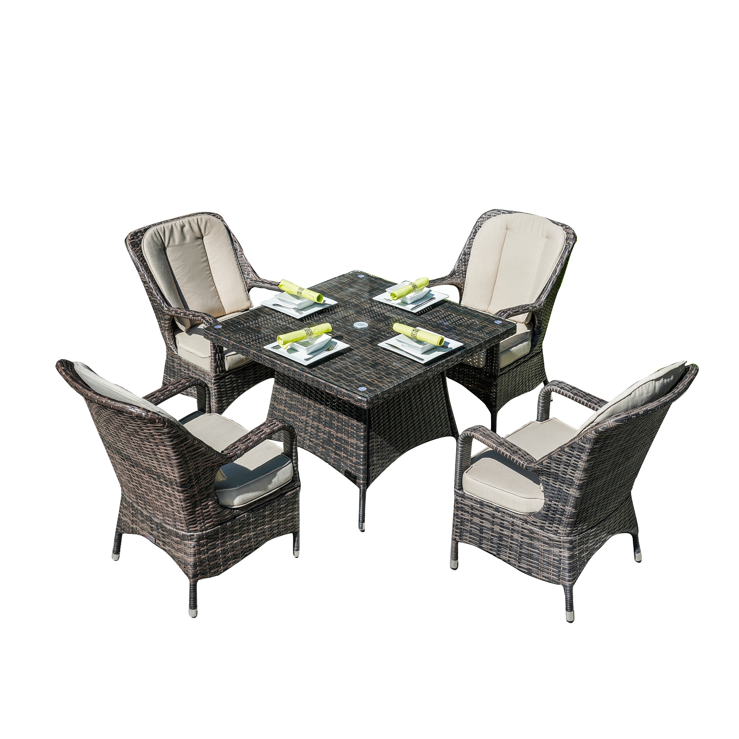 Moda Furnishings CMAD-1710-BR Patio-Dining-Sets - View #9
