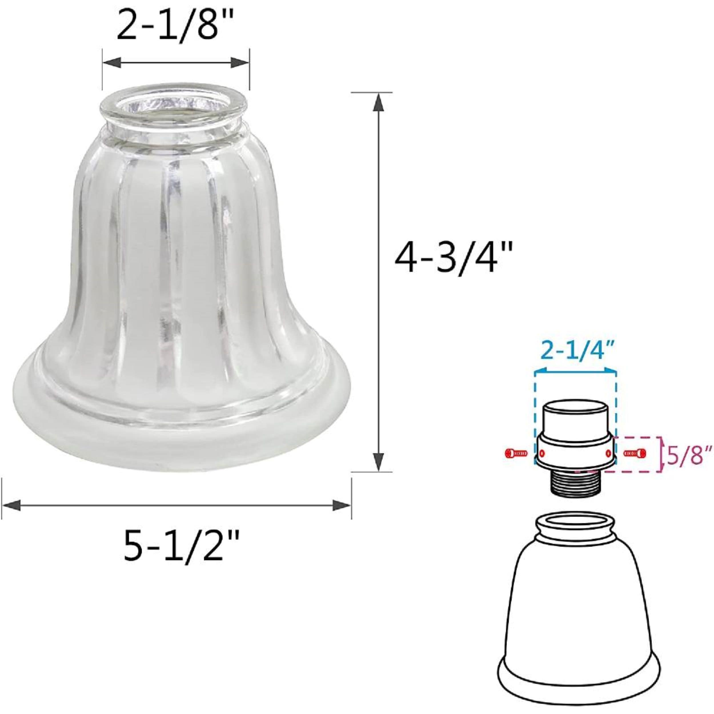 Aspen Creative Corporation 23082-4 Light-Shades - View #3