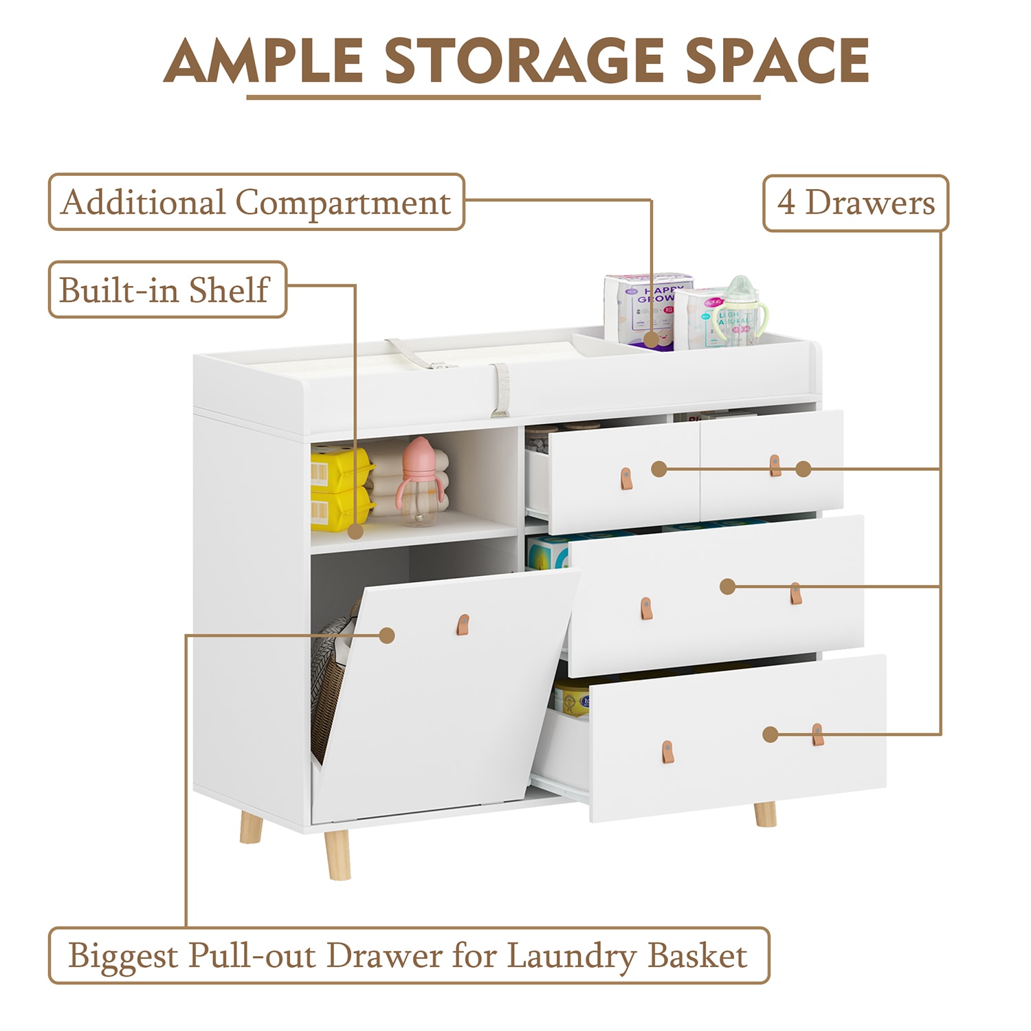 hape changing table