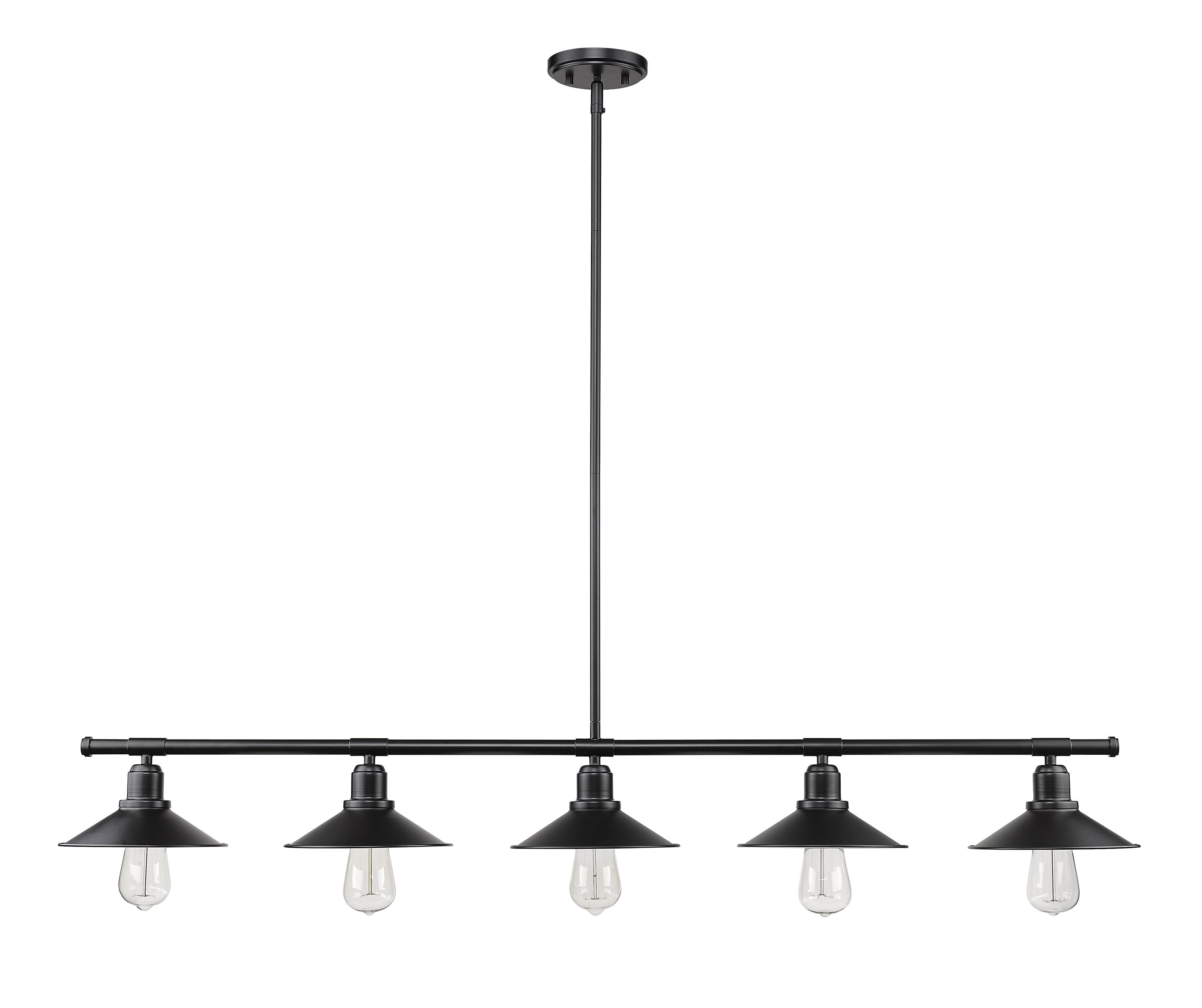 Z-Lite 613-5L-MB Pool-Table-Lighting - View #4