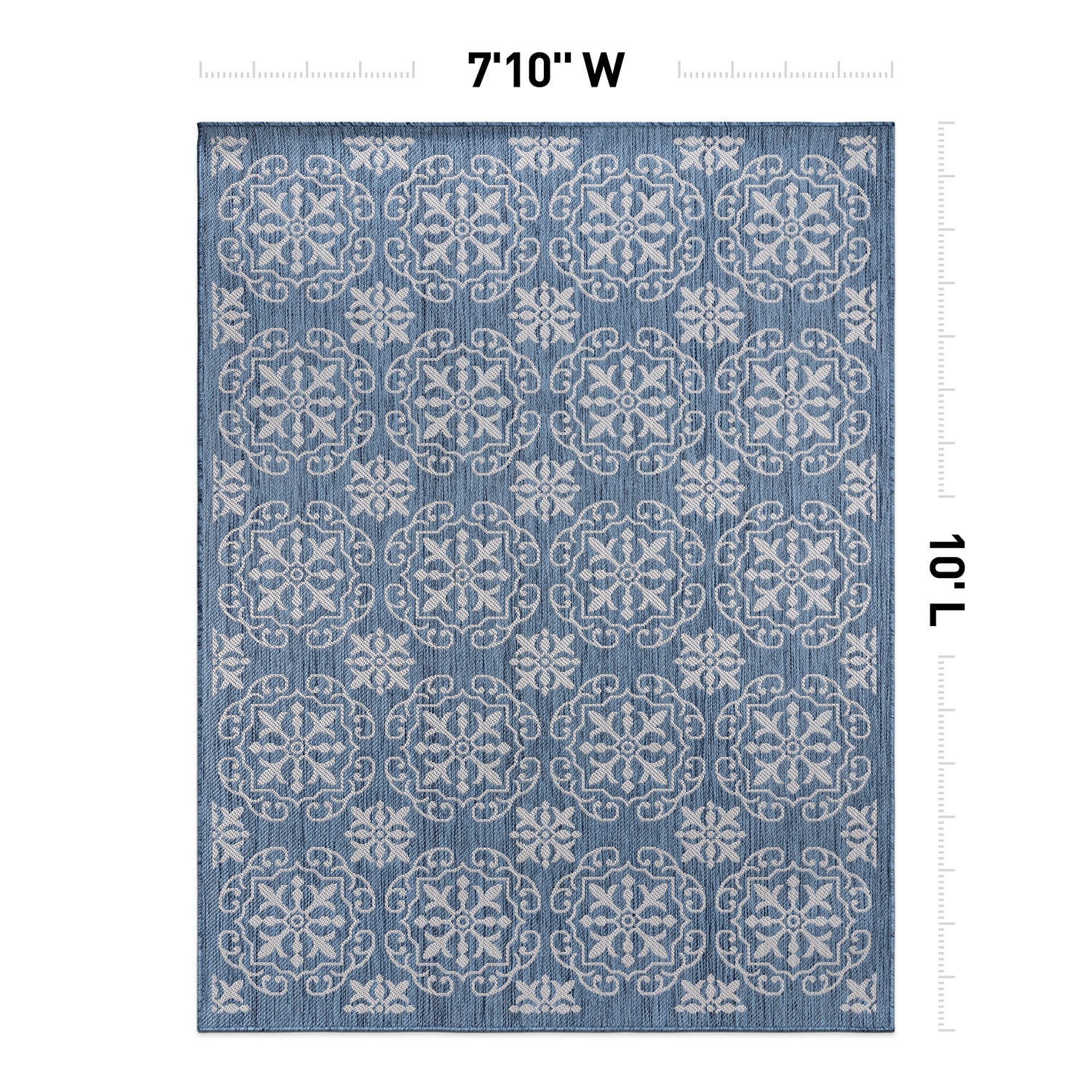 World Rug Gallery 119BLUE8X10 rugs - View #3