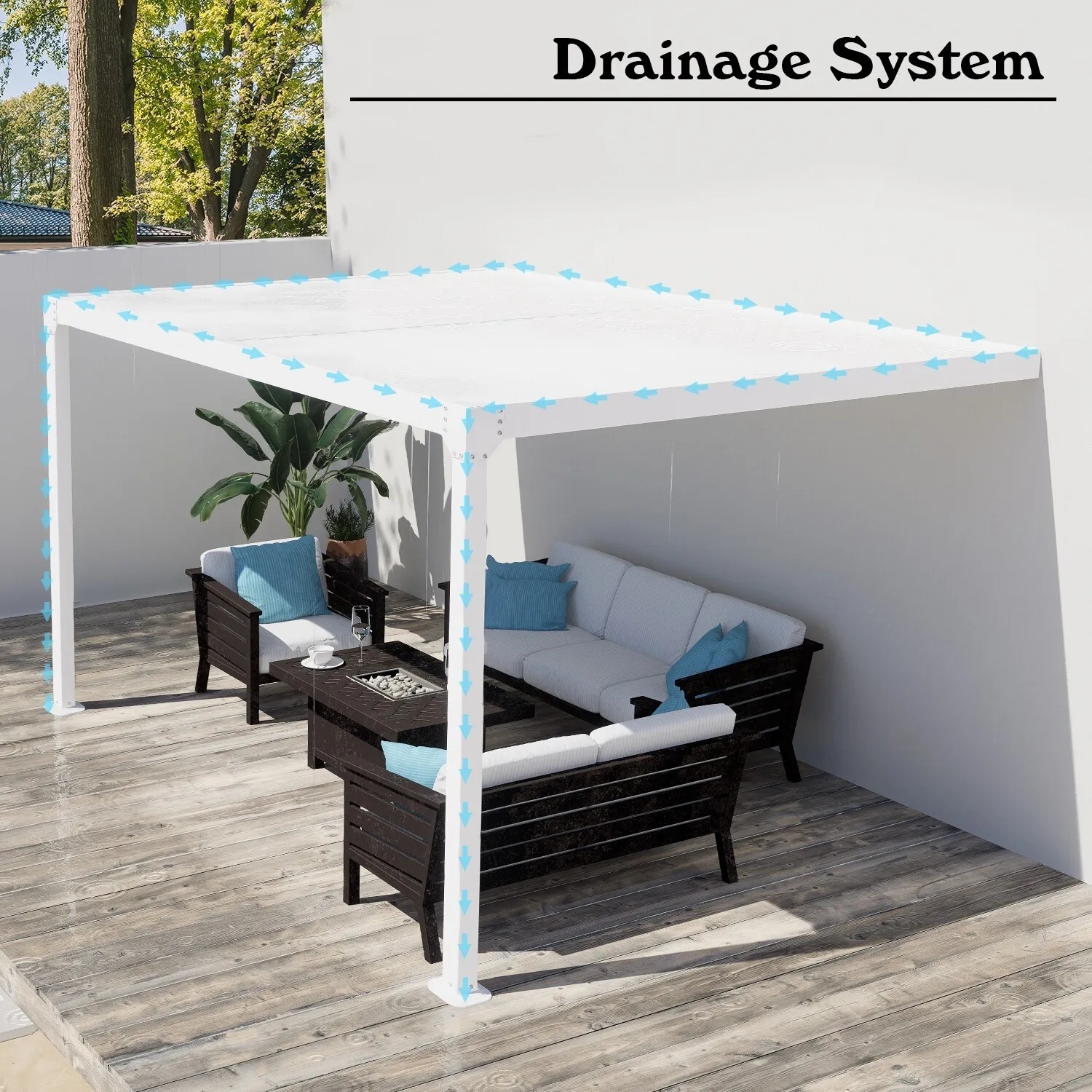 Aoodor A195-PWEWE Pergolas-2 - View #4