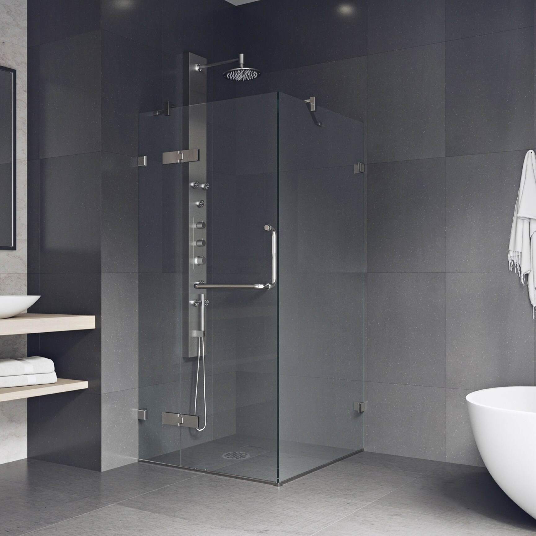VIGO VG6011BNCL363 Shower-Doors - View #4