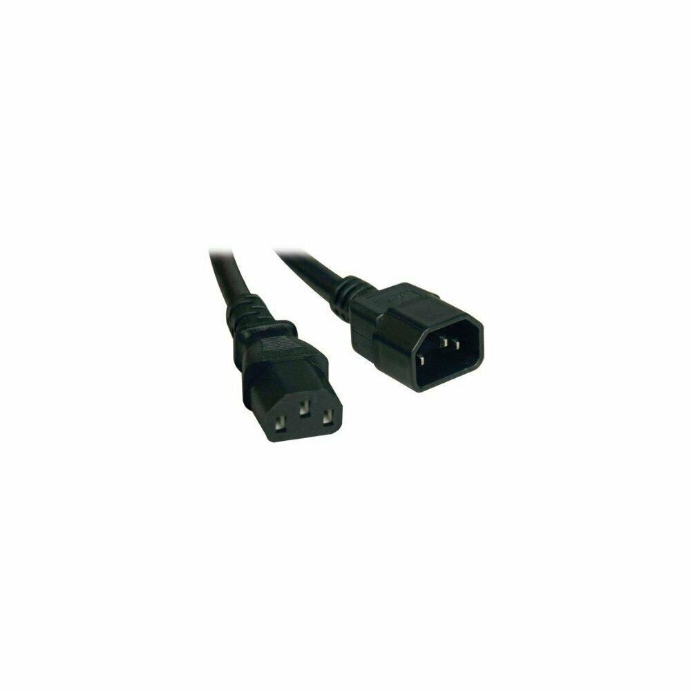 C14 C13 13A 250V Power Cord - Black