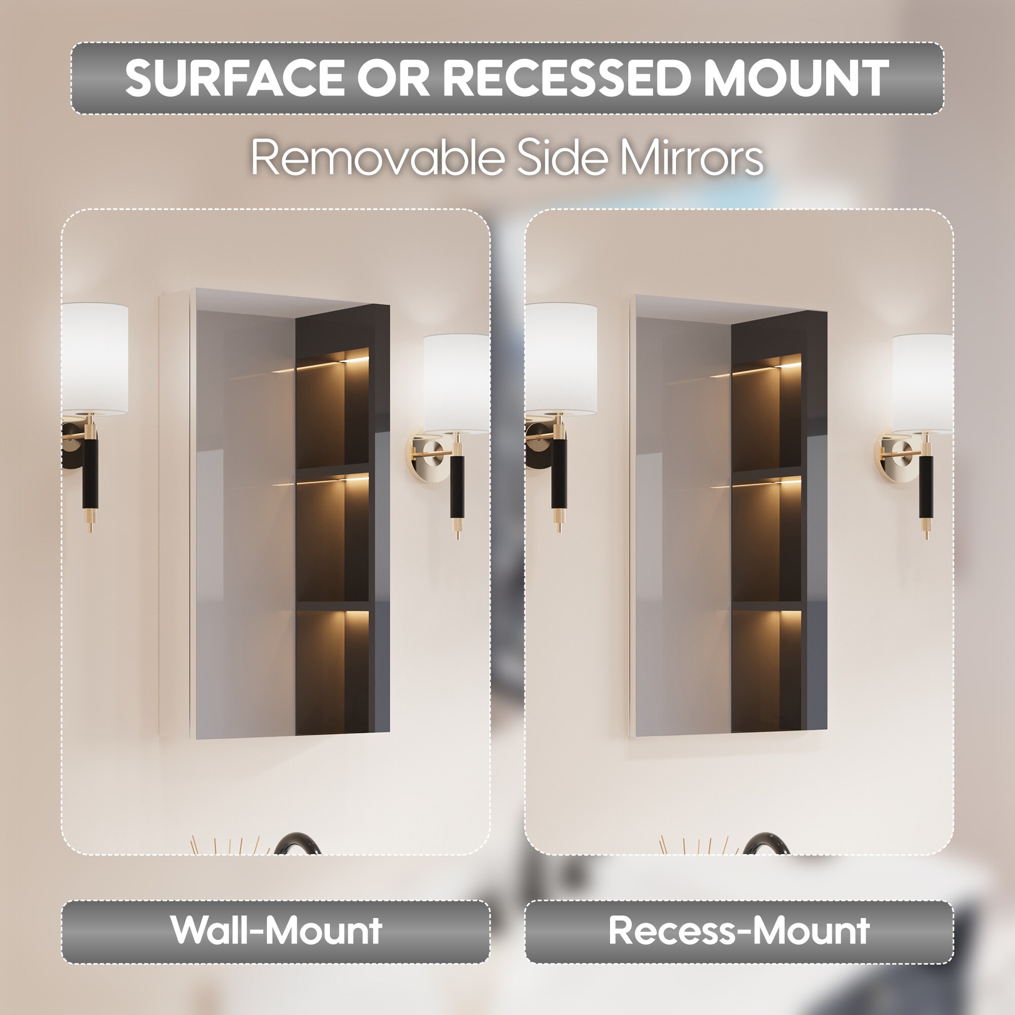 Forclover DASE-80223 Bathroom-Medicine-Cabinets - View #5