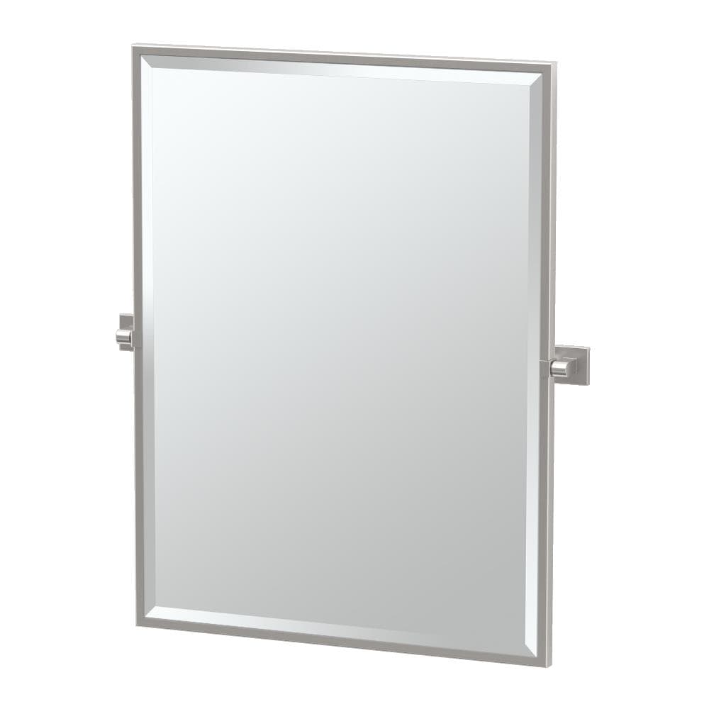 Gatco Elevate 27.63-in x 32.5-in Framed Rectangle Tilting Bathroom ...