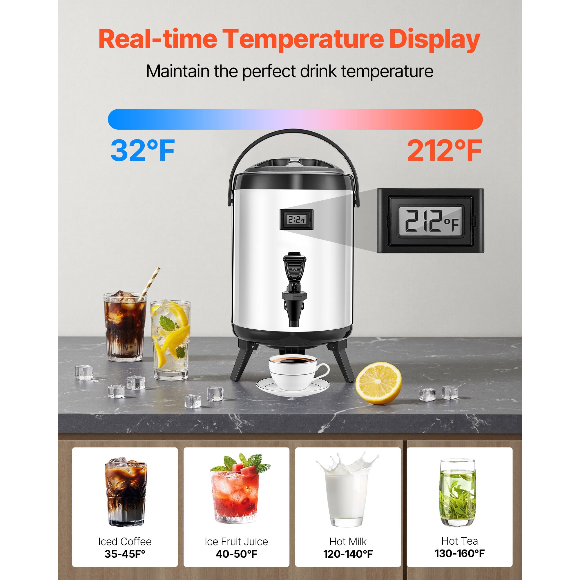 VEVOR SCYLHLQQYXKY07852V9 Bev-Dispensers - View #2