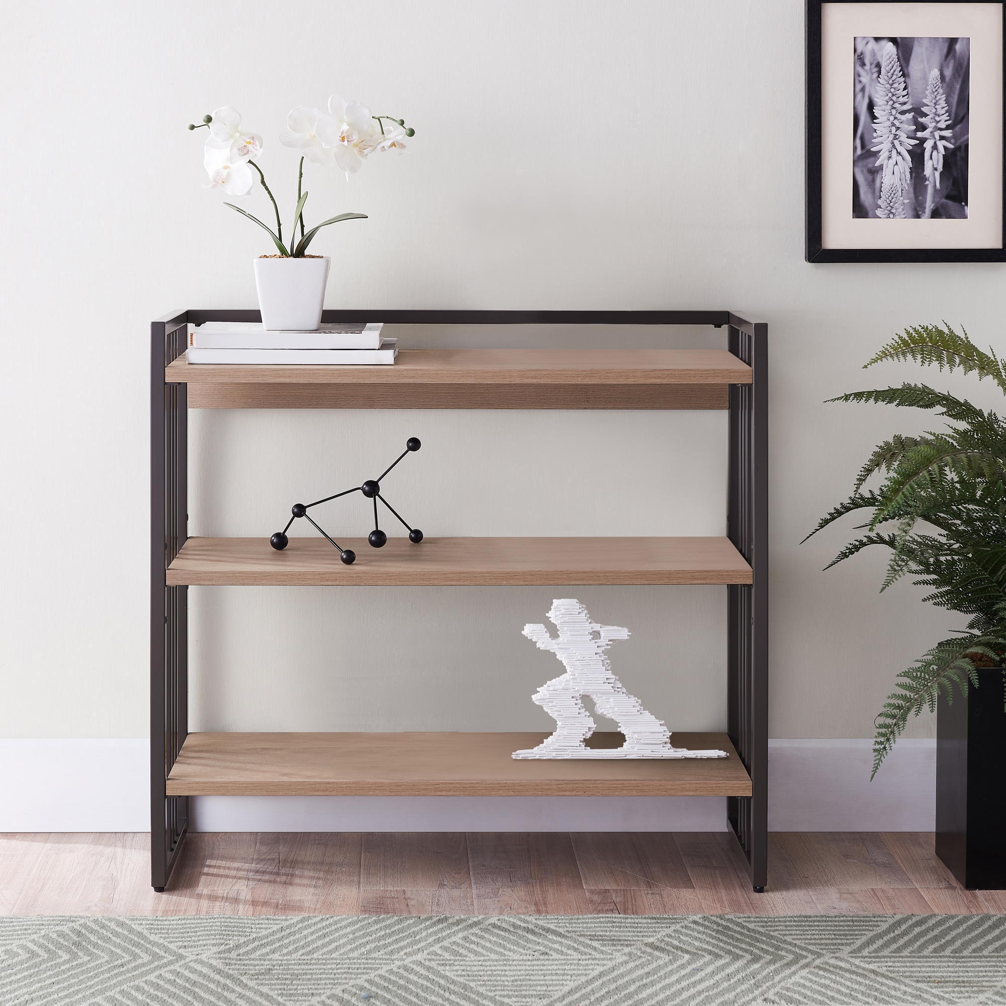 Flora Bunda 13 3-Tier Foldable Shelf in Brown | Michaels