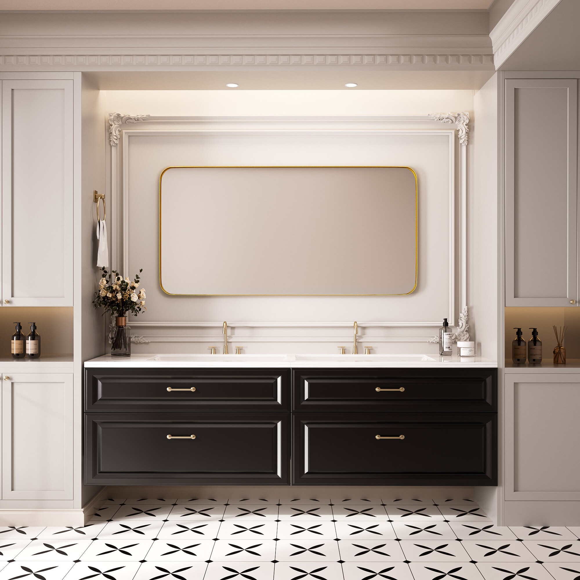 FurniFusion SF-Y-6030-G Decor-Mirrors - View #4