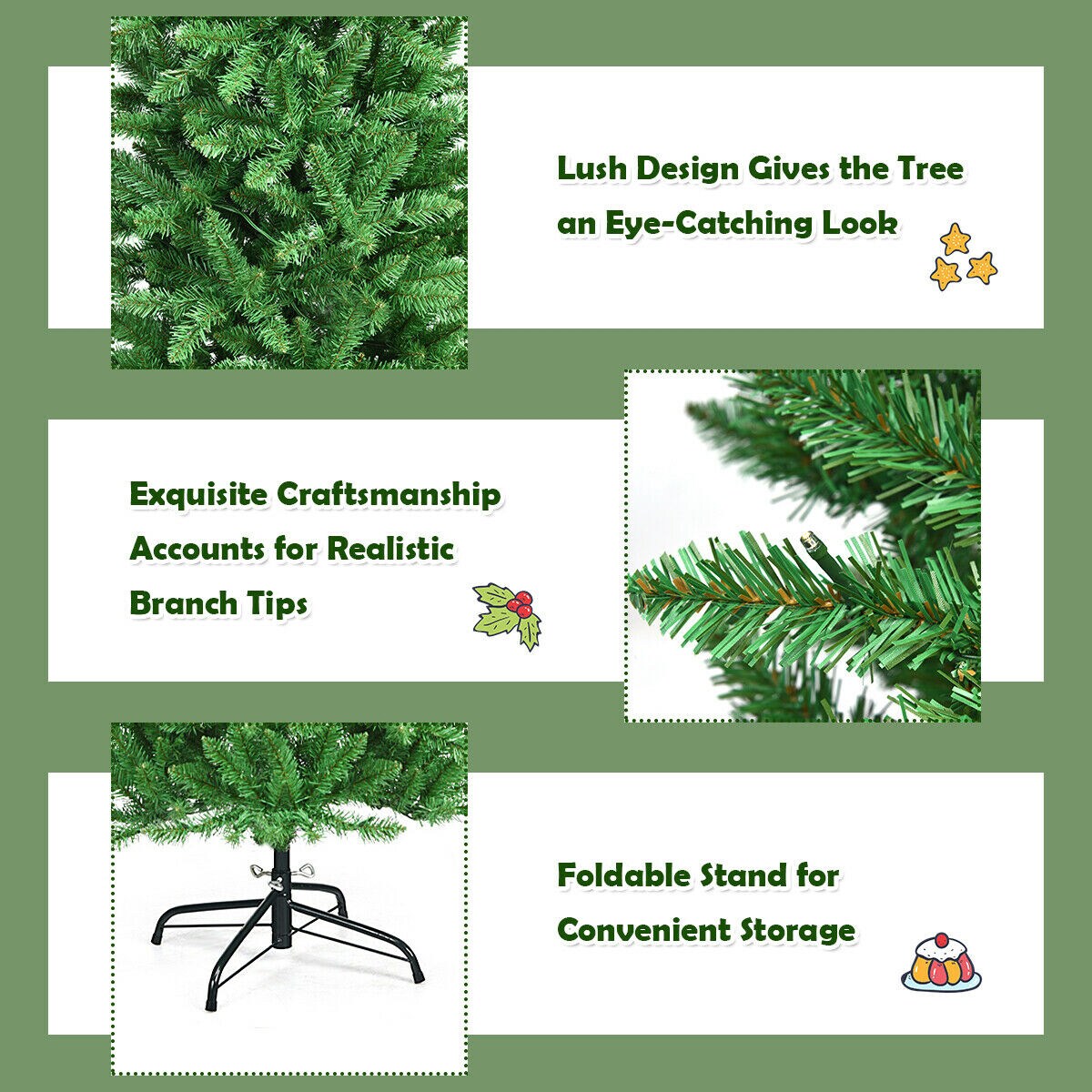 Forclover HYFW-TR809 Artificial-Christmas-Trees - View #5