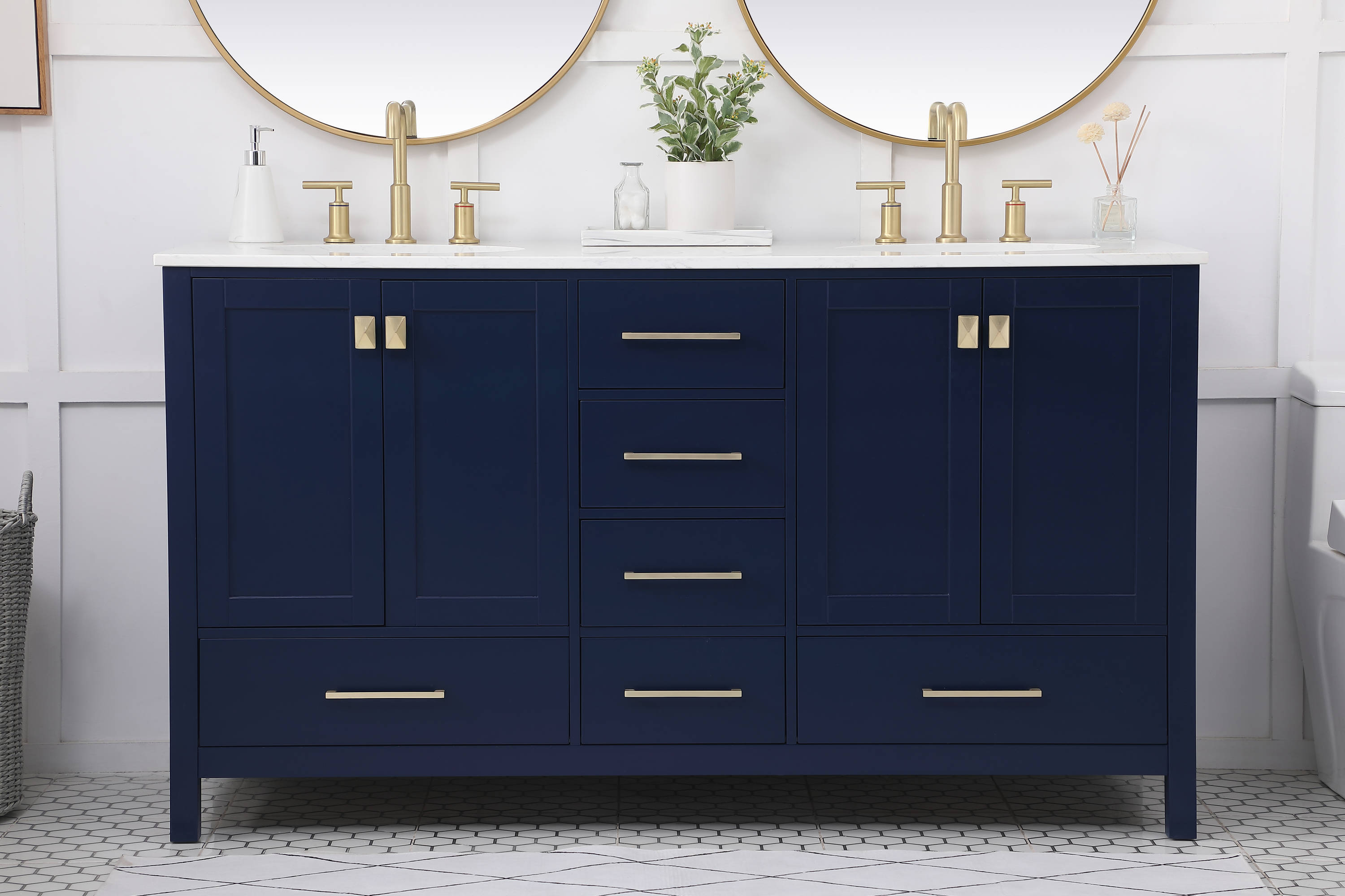 Elegant Decor FI56460DBL Bath-Vanity-Combo - View #2