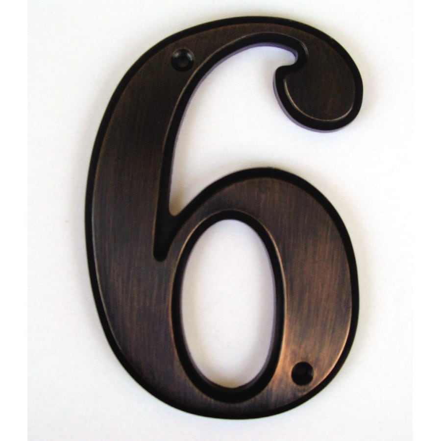 Gatehouse 5-in Aged Bronze Number Letter at Lowes.com