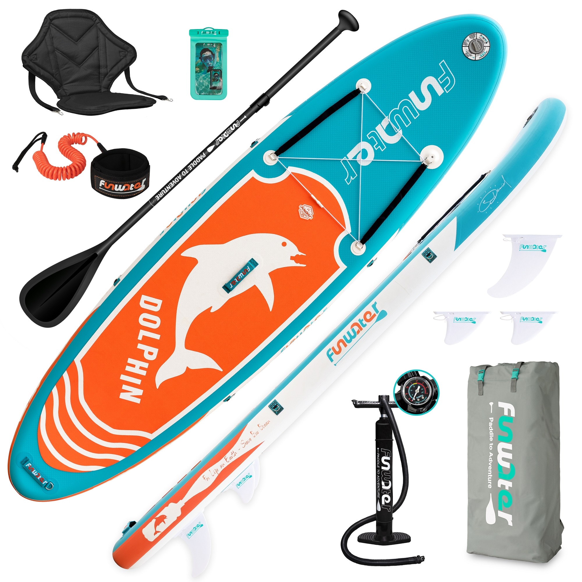 Wildaven MSWK048 10.6-ft Inflatable Stand Up Paddle Board