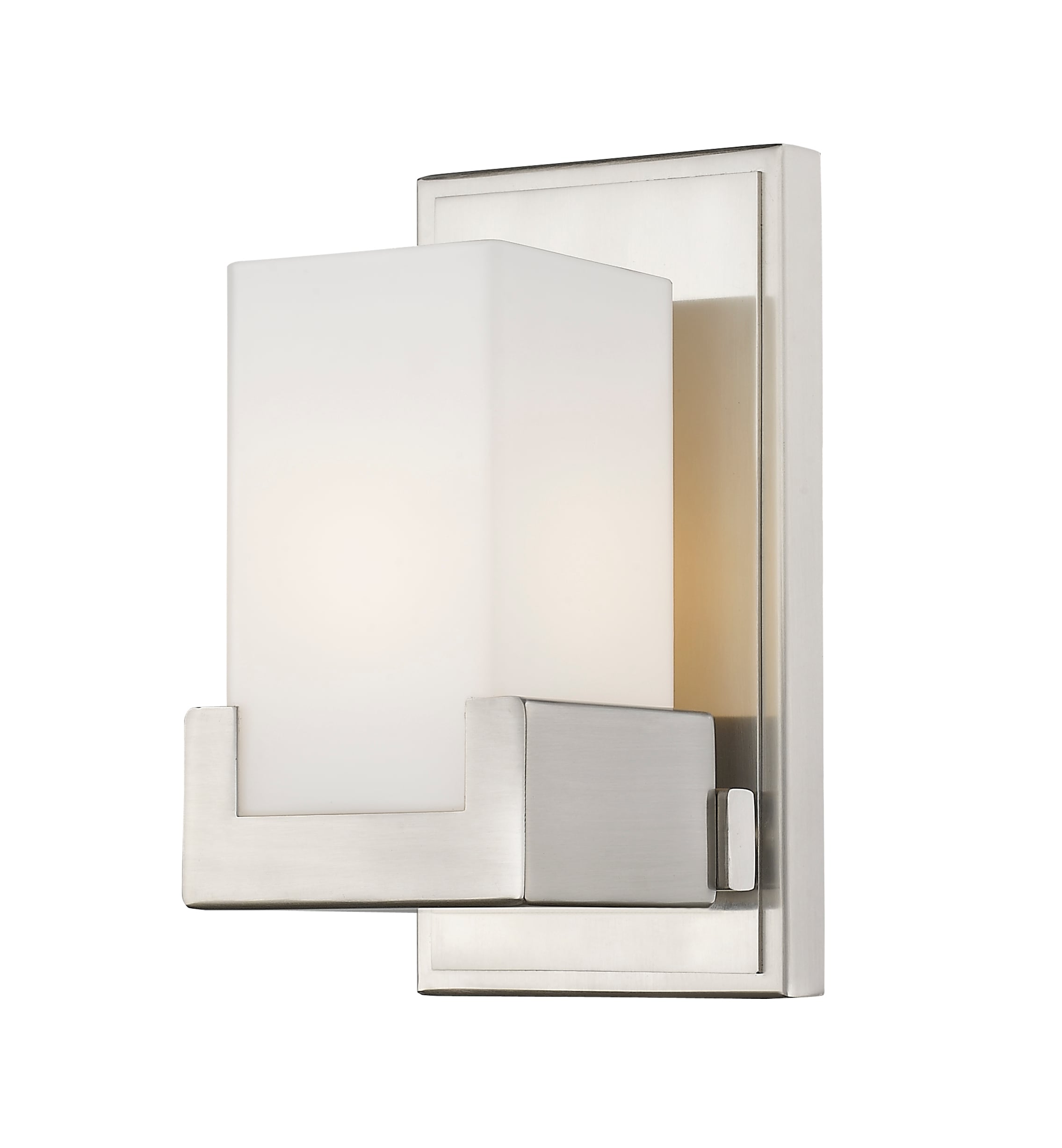 Z-Lite 1920-1S-BN-LED Peak 4.75-in 1-Light Brushed Nickel LED Modern/Contemporary Vanity Light