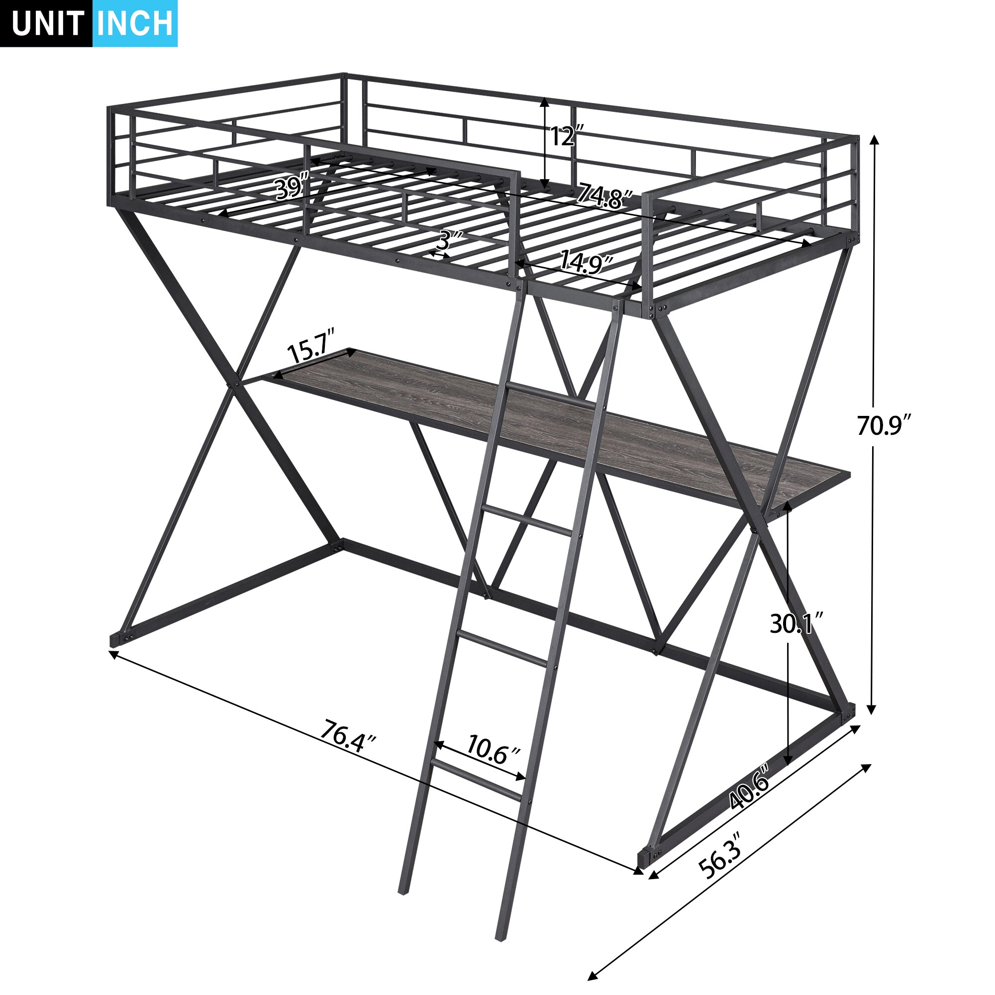 CASAINC WM-SM000222AAN Bunk-Beds - View #10
