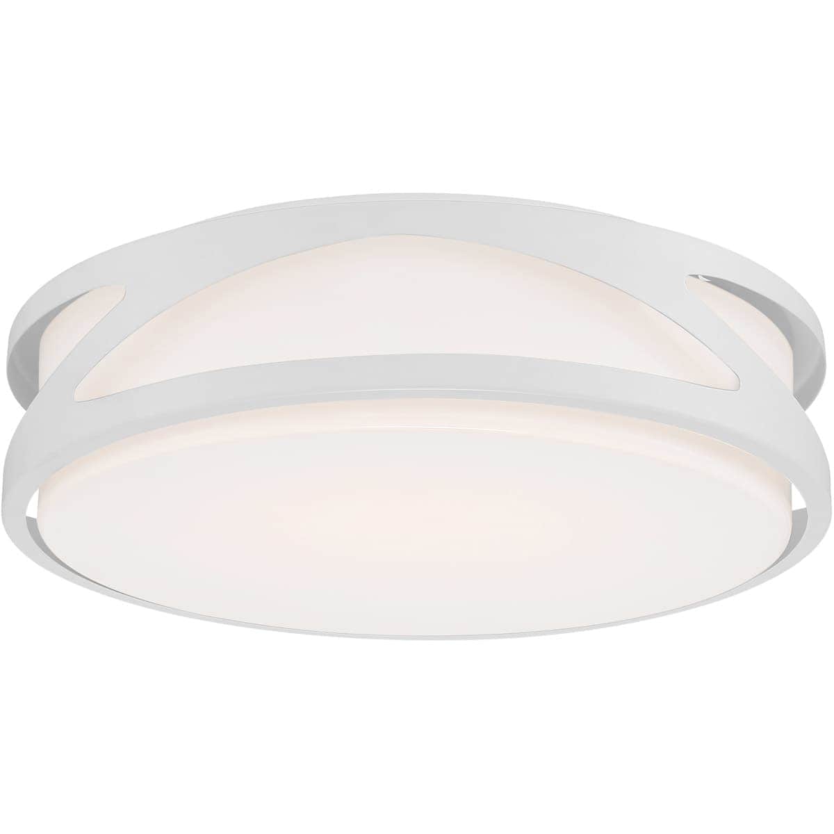 Access Lighting 1953176 49990LEDD-WH/ACR Lucia Flush Mount White