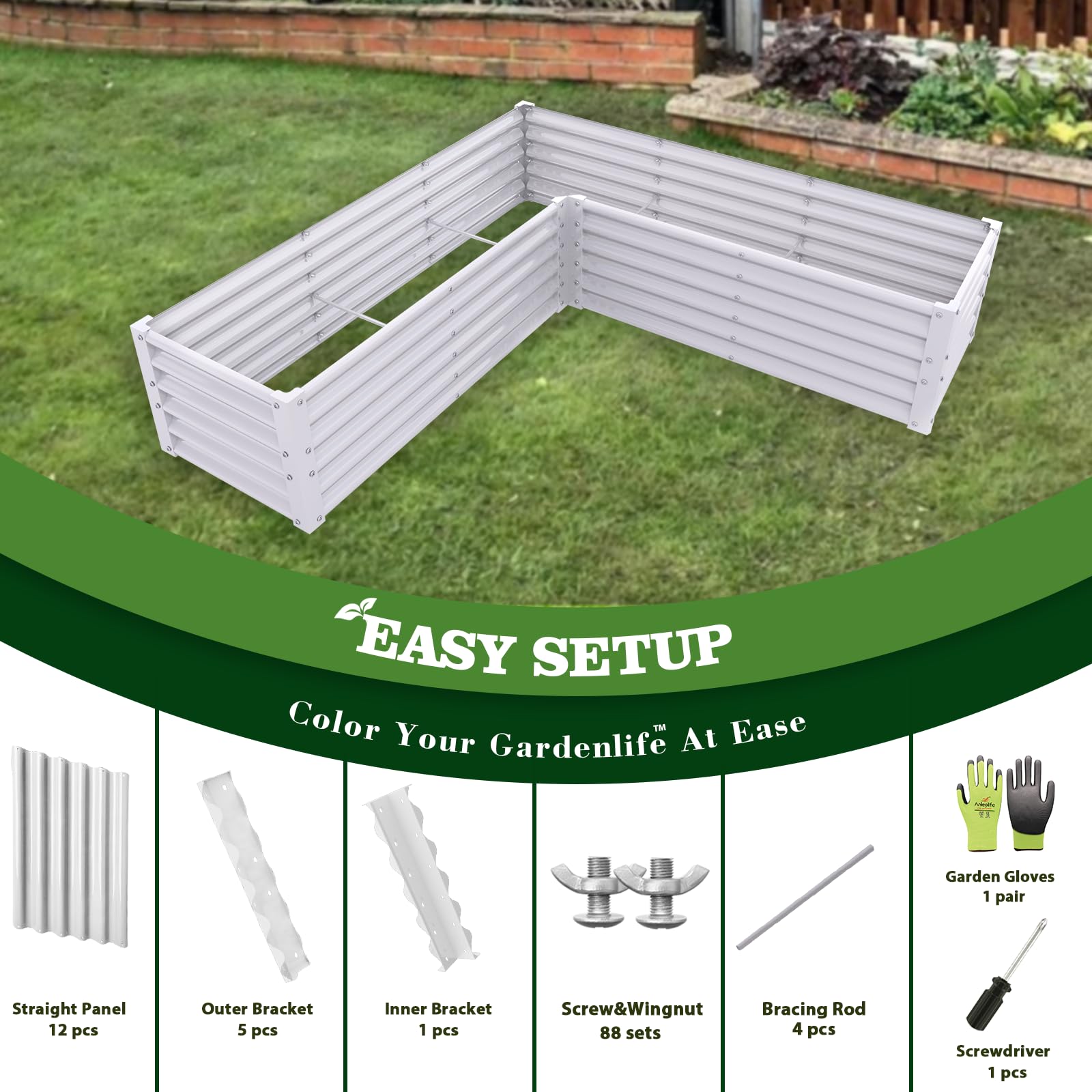Damerin W218RA Raised-Garden-Beds - View #3