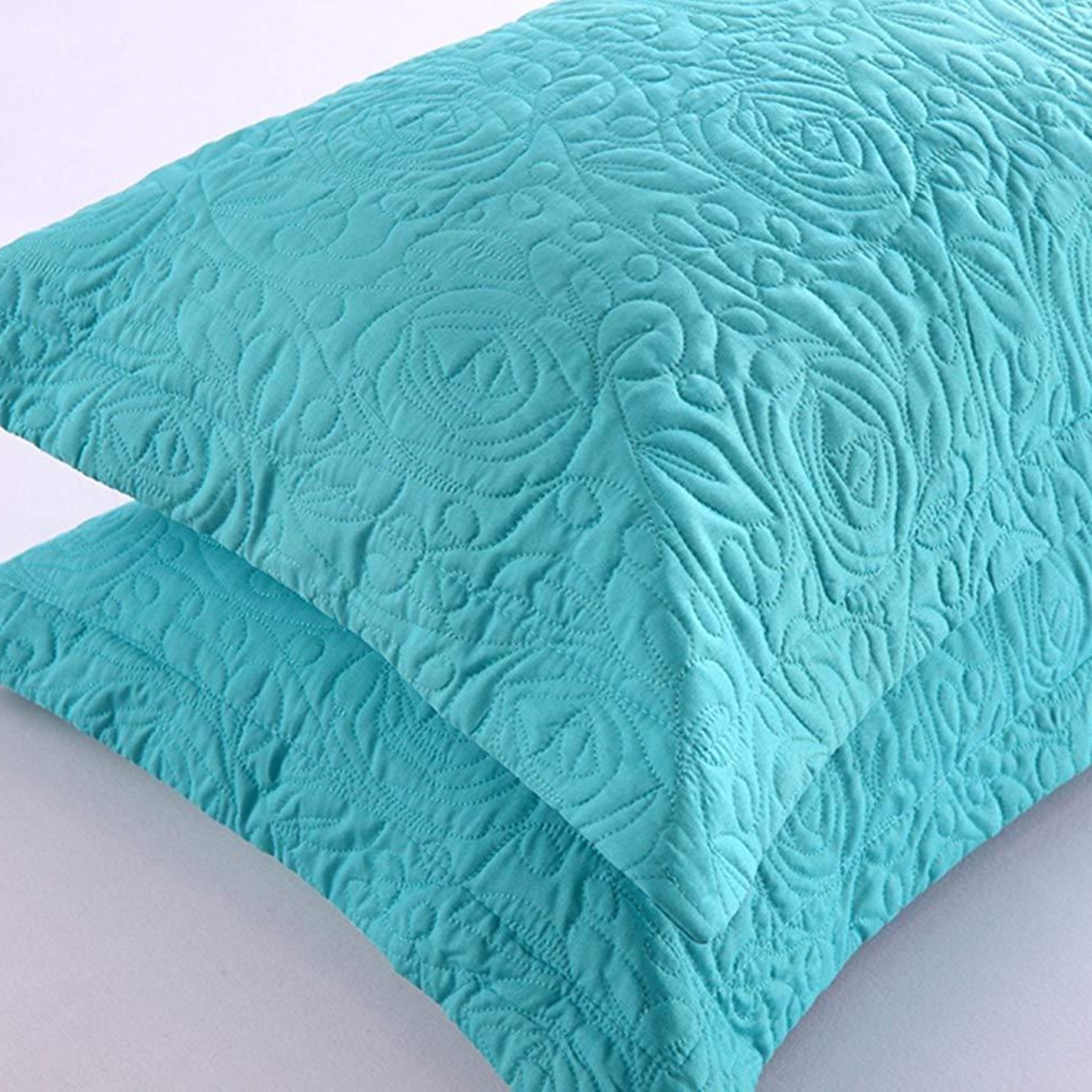 MarCielo SHAM DARKTEAL Q Pillow-Cases - View #3