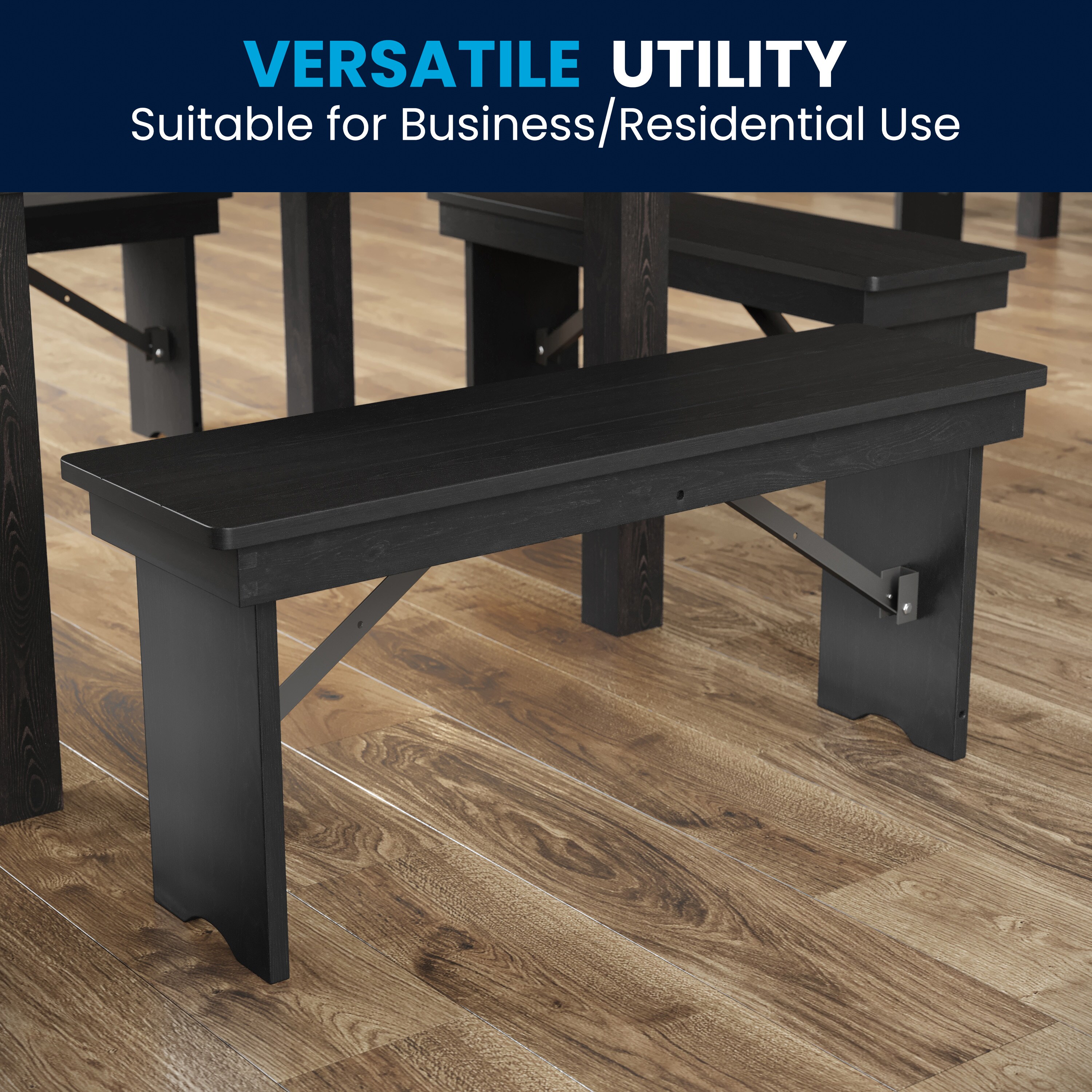 Flash Furniture 196861180293 Dining-Benches - View #8