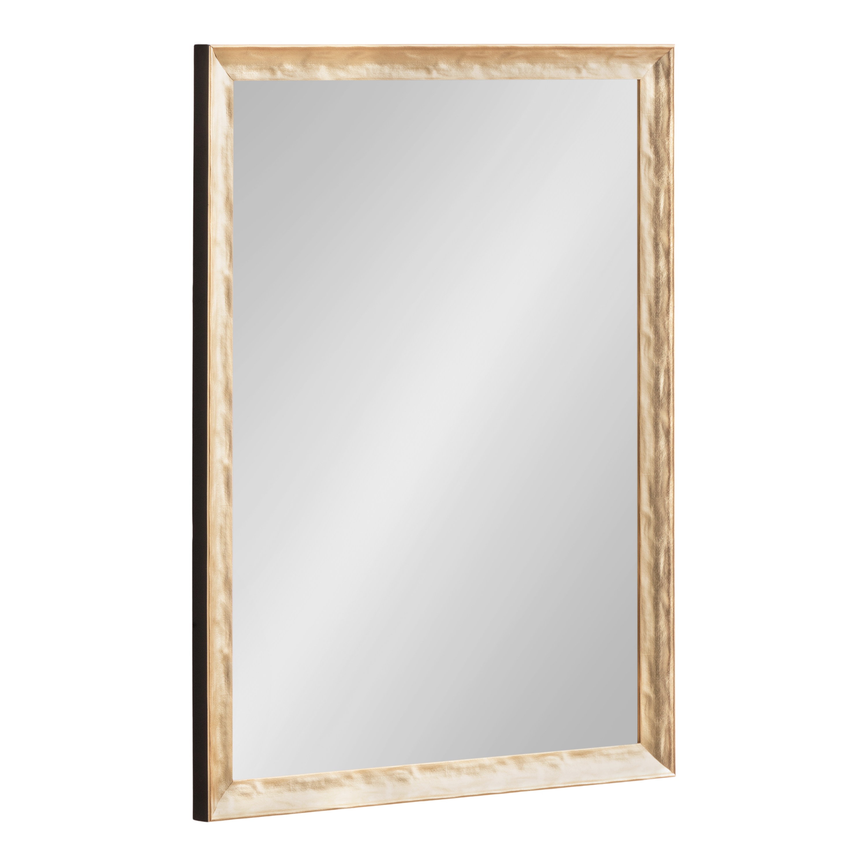 Kate and Laurel 225620 18.00-in W x 24.00-in H Rectangle Gold Framed Wall Mirror