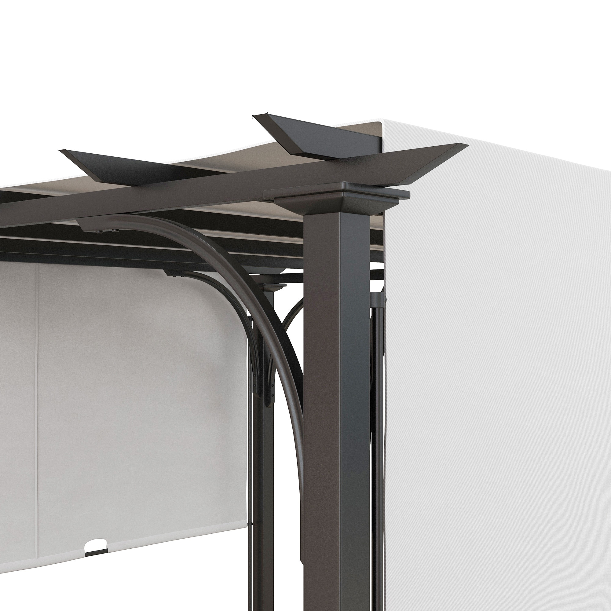 Outsunny 84C-282WT Wood-Resin-Gazebos - View #4