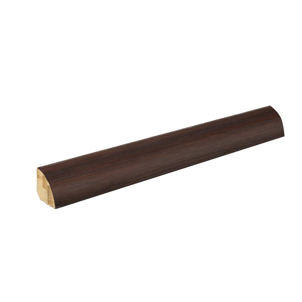 Flexco 202221 Quarter round Truffle 0.75-in T x 0.75-in W x 78-in L Solid wood Quarter round