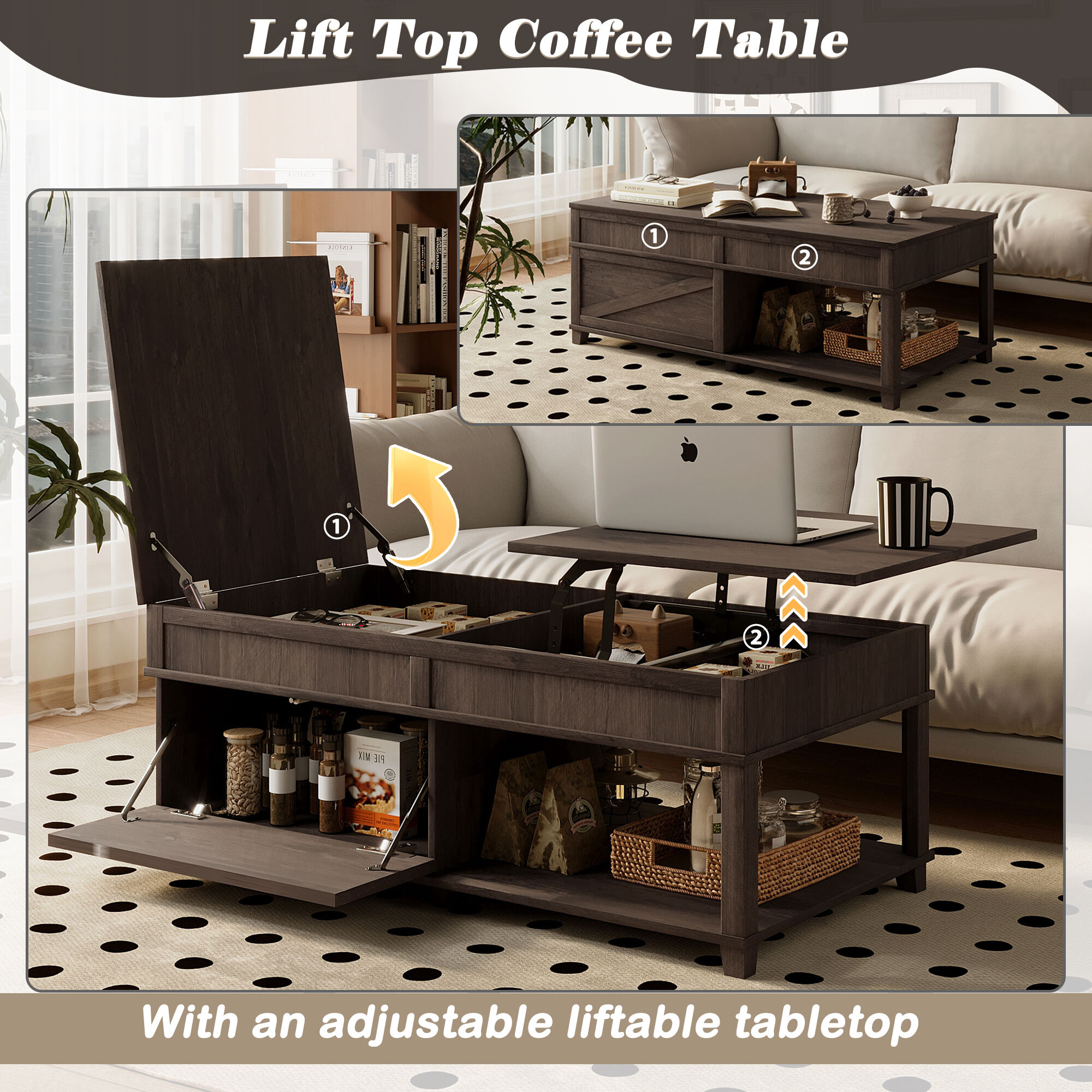 ModernLuxe L3P-N724P401355D Coffee-Tables - View #4
