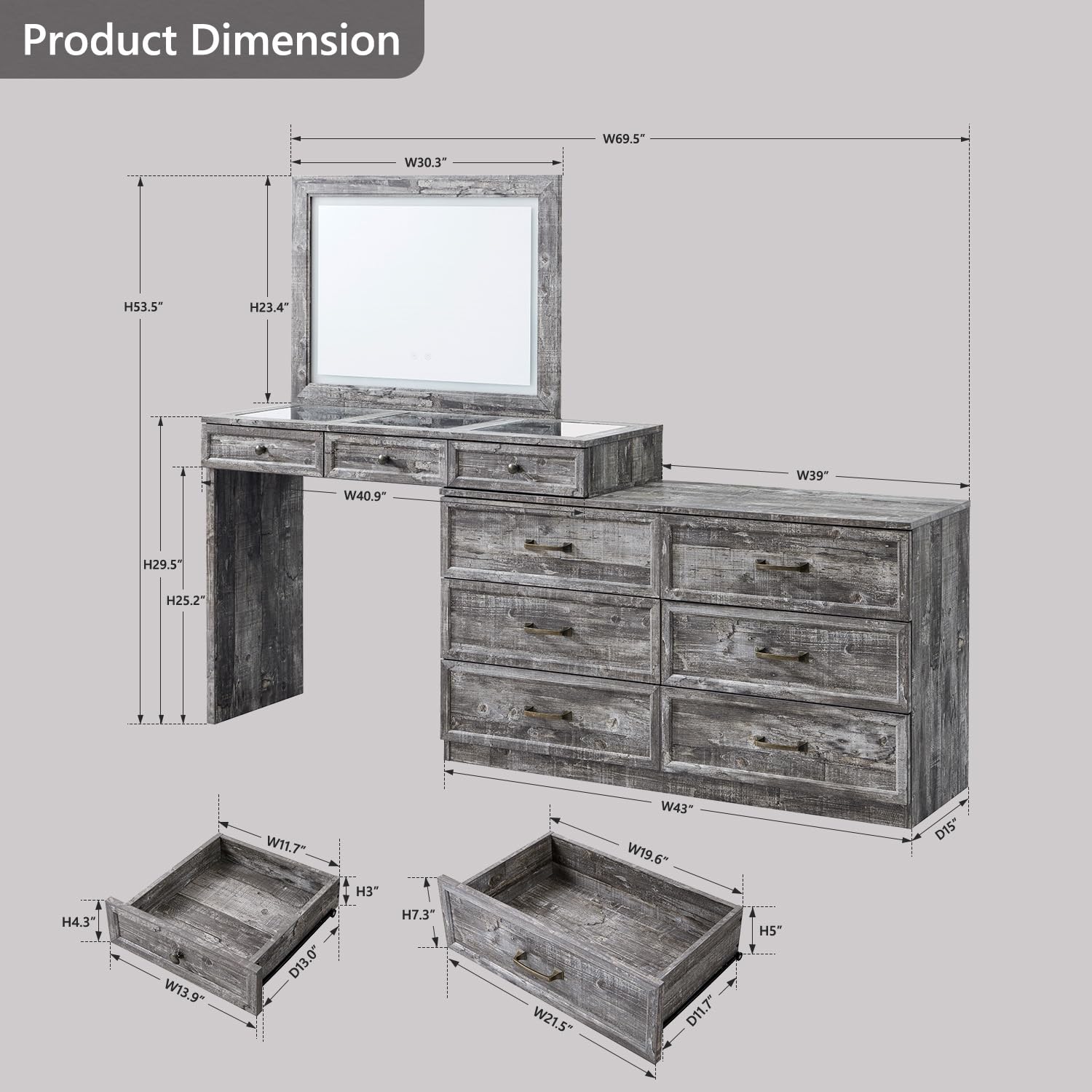 OMOMMD 5749848662302 Bedroom-Vanities - View #2