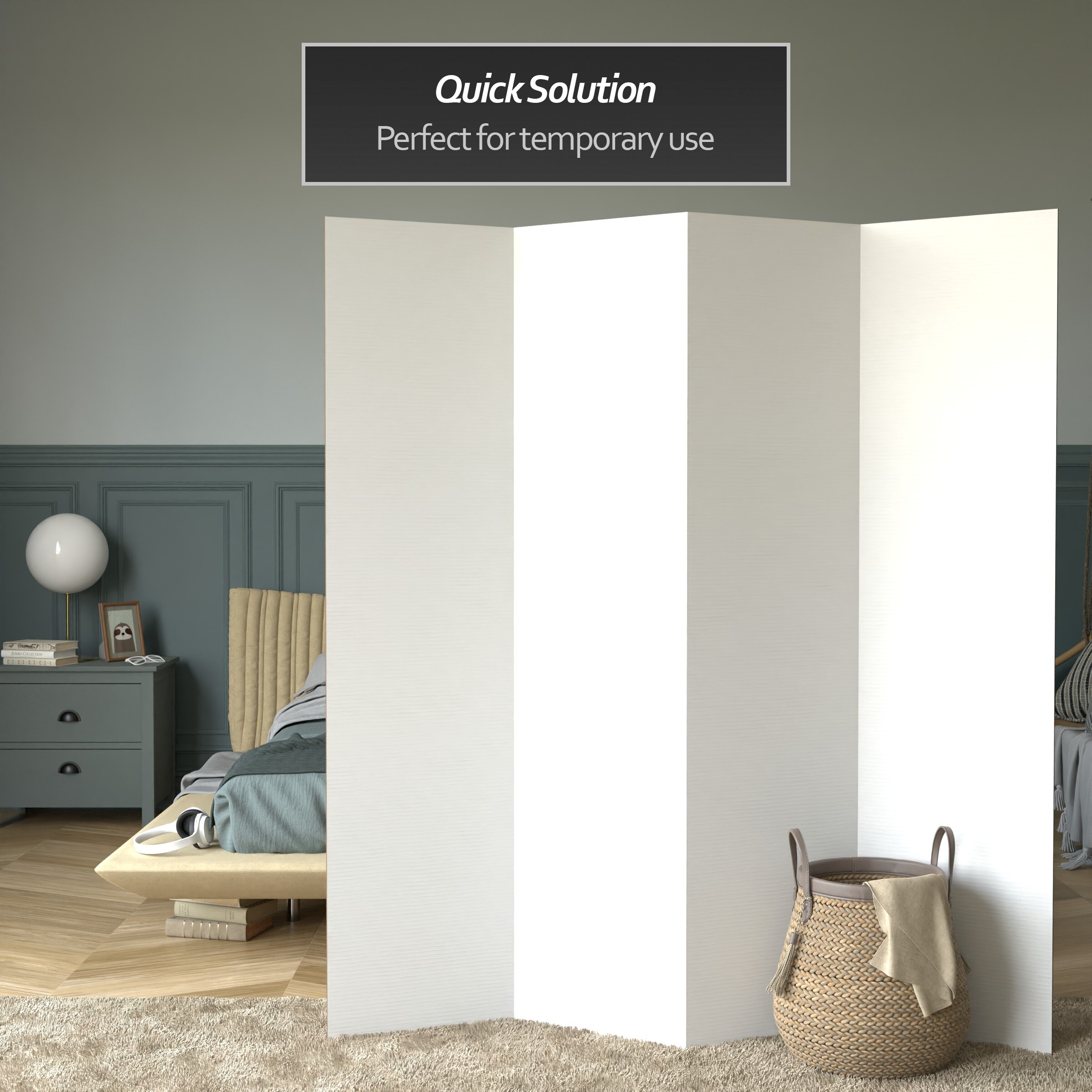 Oriental Furniture CAN-CARDW-4P Indoor-Privacy-Screens - View #5