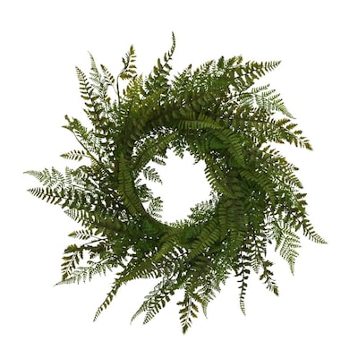 22-Inch 50111 Melrose International Fern Wreath 
