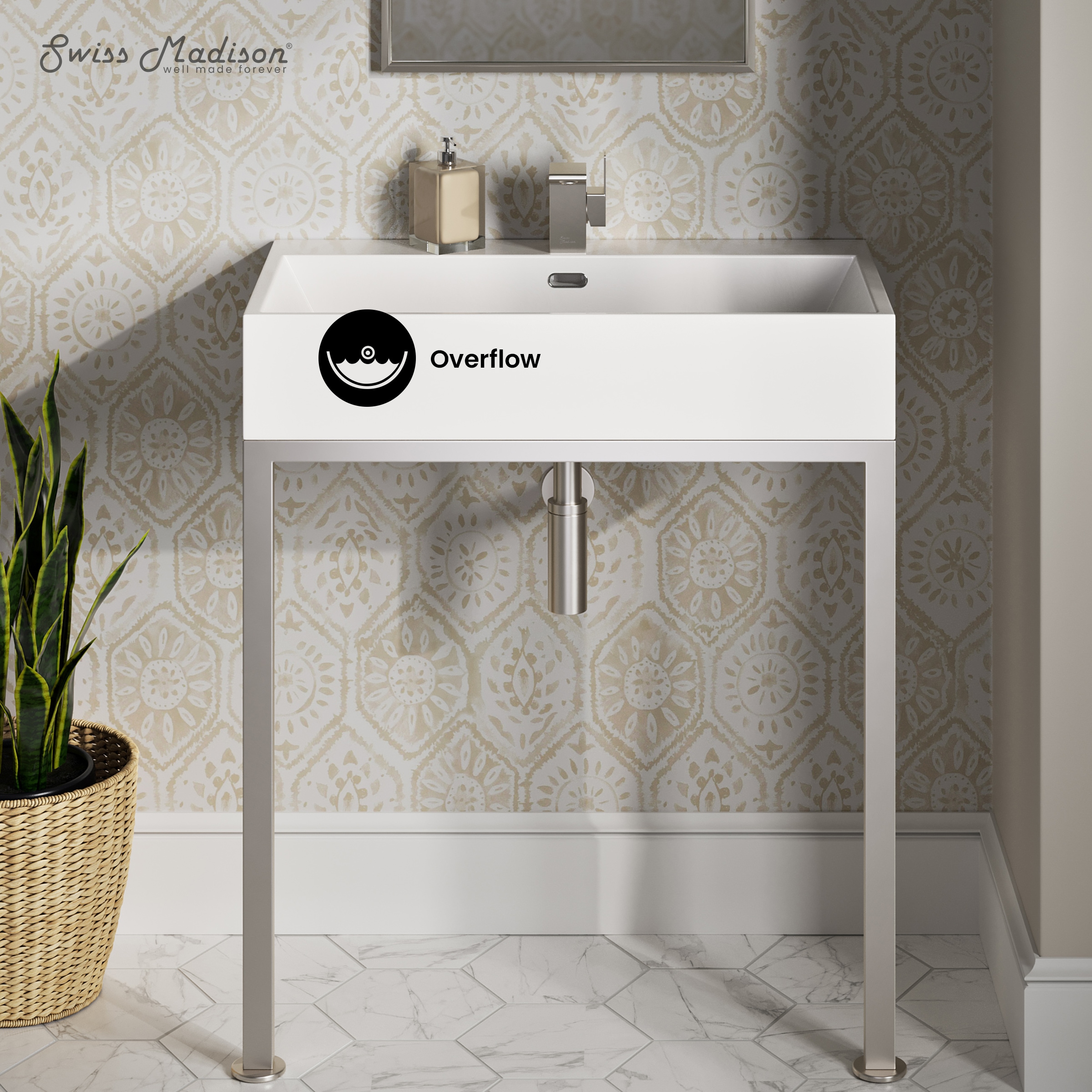 Swiss Madison SM-25-CSBAS14GS Console-Sinks - View #3