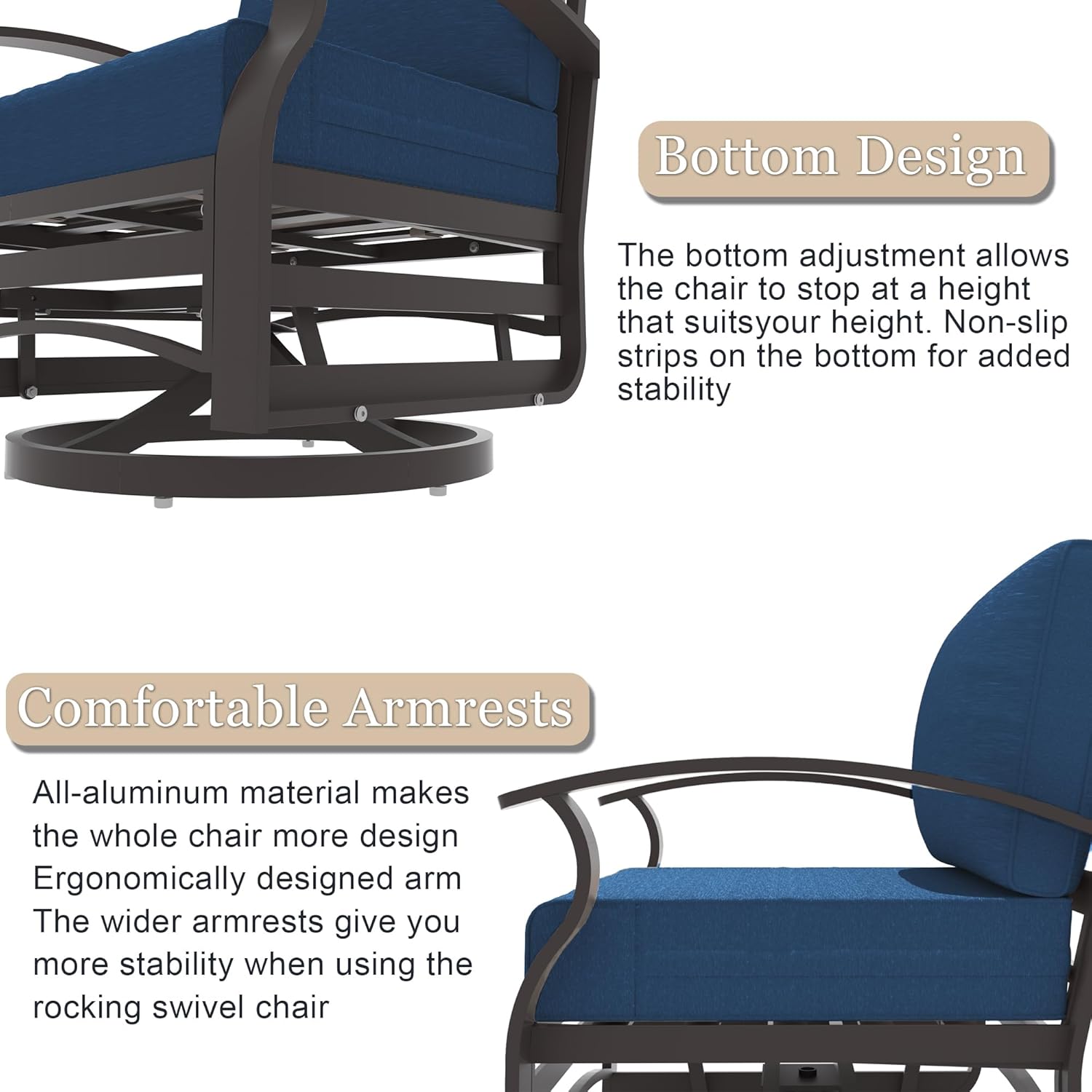 ALAULM LS-ASR-NAVY Patio-Chairs - View #5