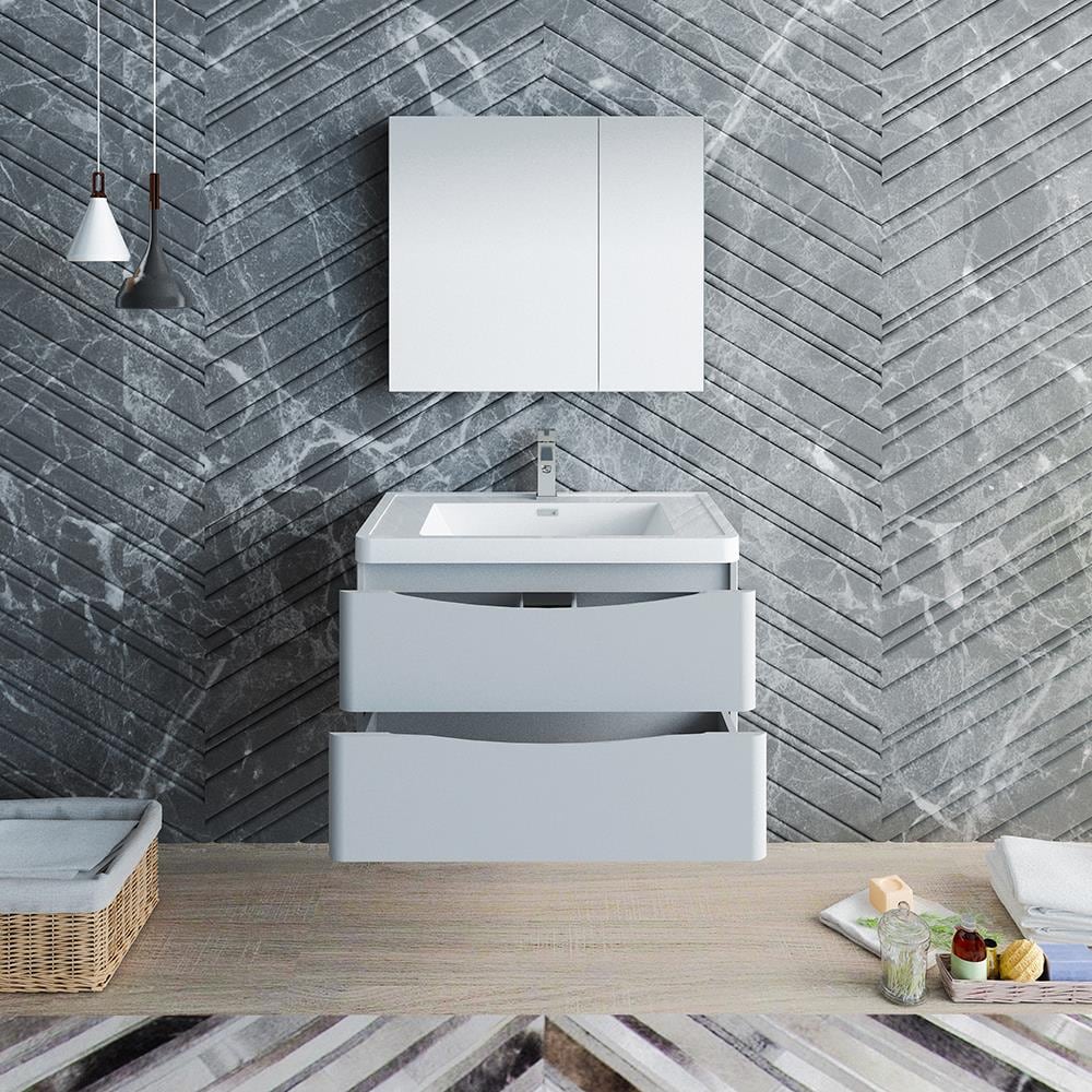 Fresca FVN9032GRG Bath-Vanity-Combo - View #4