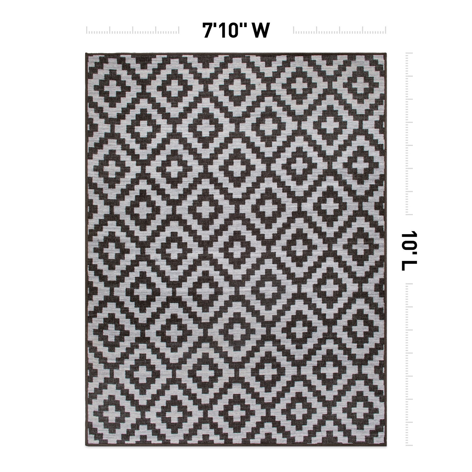 World Rug Gallery 9017GRAY8X10 rugs - View #4