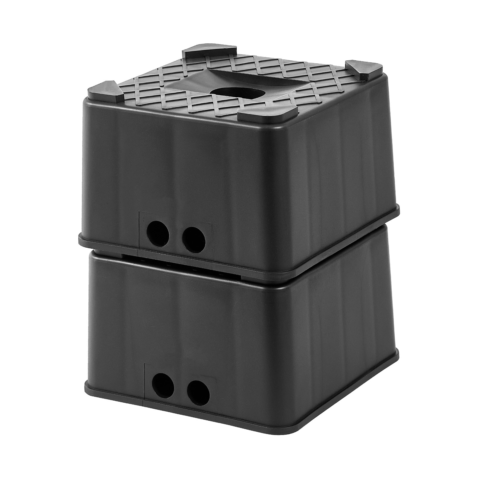 SVOPES SVOPESFXKLJT613204V0 Trailer Jack Blocks. 6inch High Heavy-Duty RV Leveling Blocks. 6000 lbs Capacity Each. for RV Jack Support. Camper Accessories. Travel Trailers. 5th Wheels. Class A/C Motorhomes. Set of 2