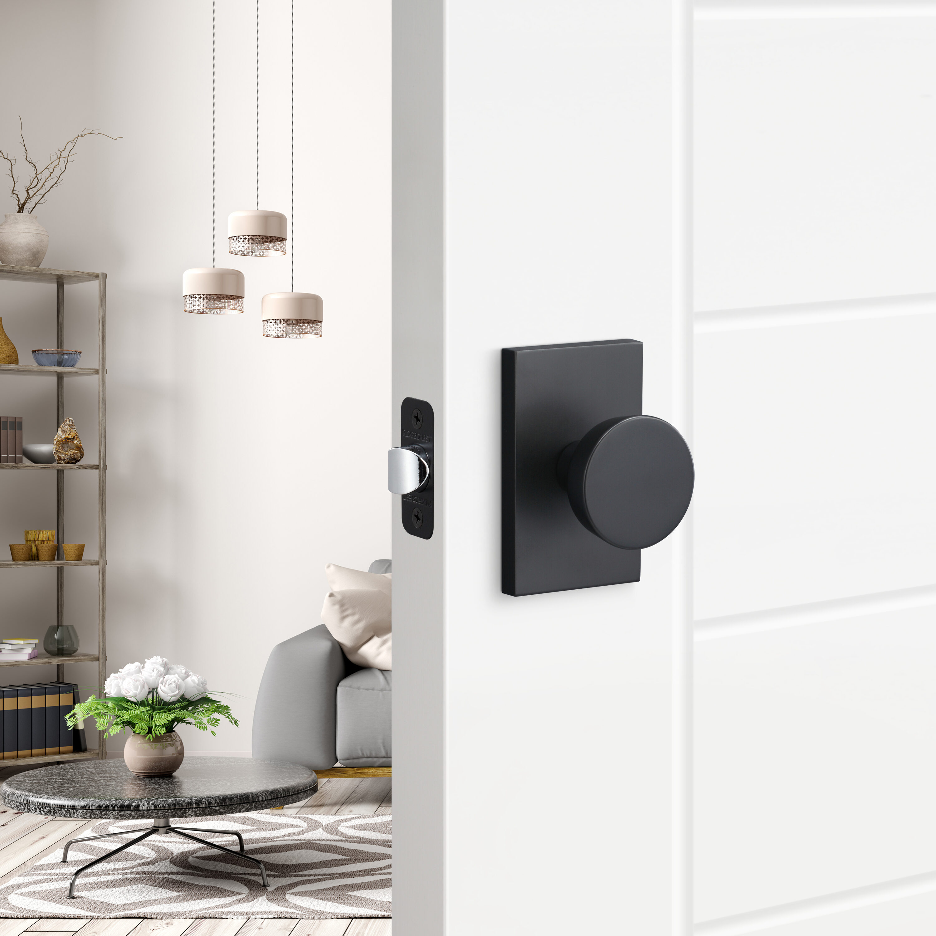 Sure-Loc Hardware ZT101 FBL Door-Knobs - View #3