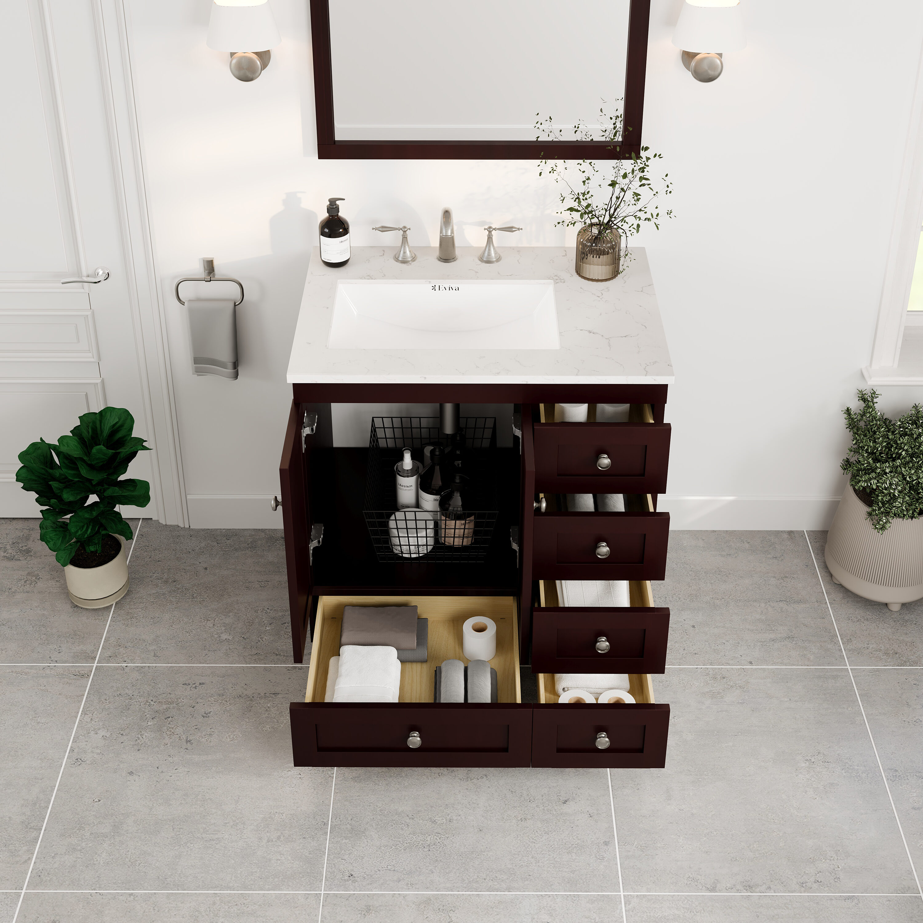 Eviva EVVN69-30TK-Q Bath-Vanity-Combo - View #3