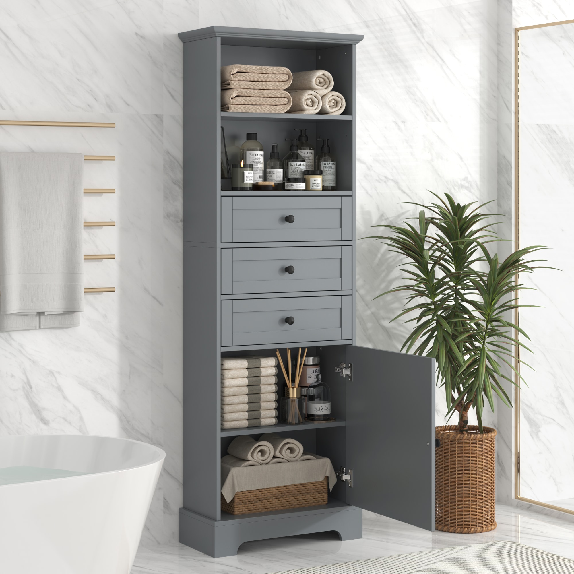 LOVMOR SF-L-WF323347AAE Bathroom-Shelves - View #2