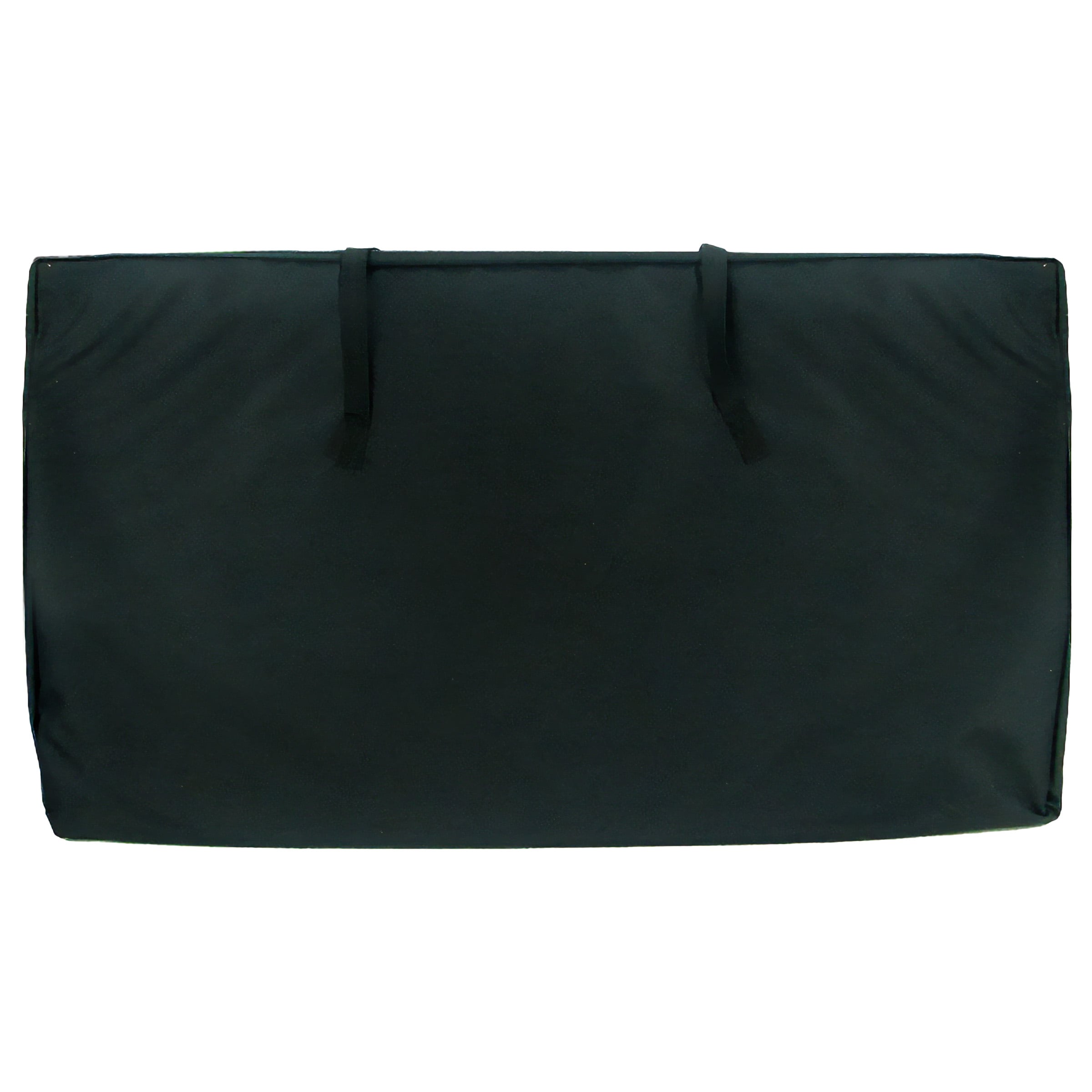 Green Oval 8-Player Folding Poker Table Topper with Chip Trays