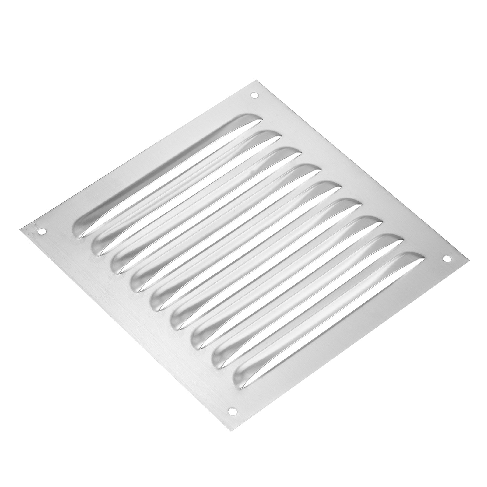 PATIKIL 8 x 8-Inch Vent Cover 304 Stainless Steel Screen Air Grille Ventilation Cover HVAC Louvered Grill for Home Kitchen Bathroom Wall Ceiling