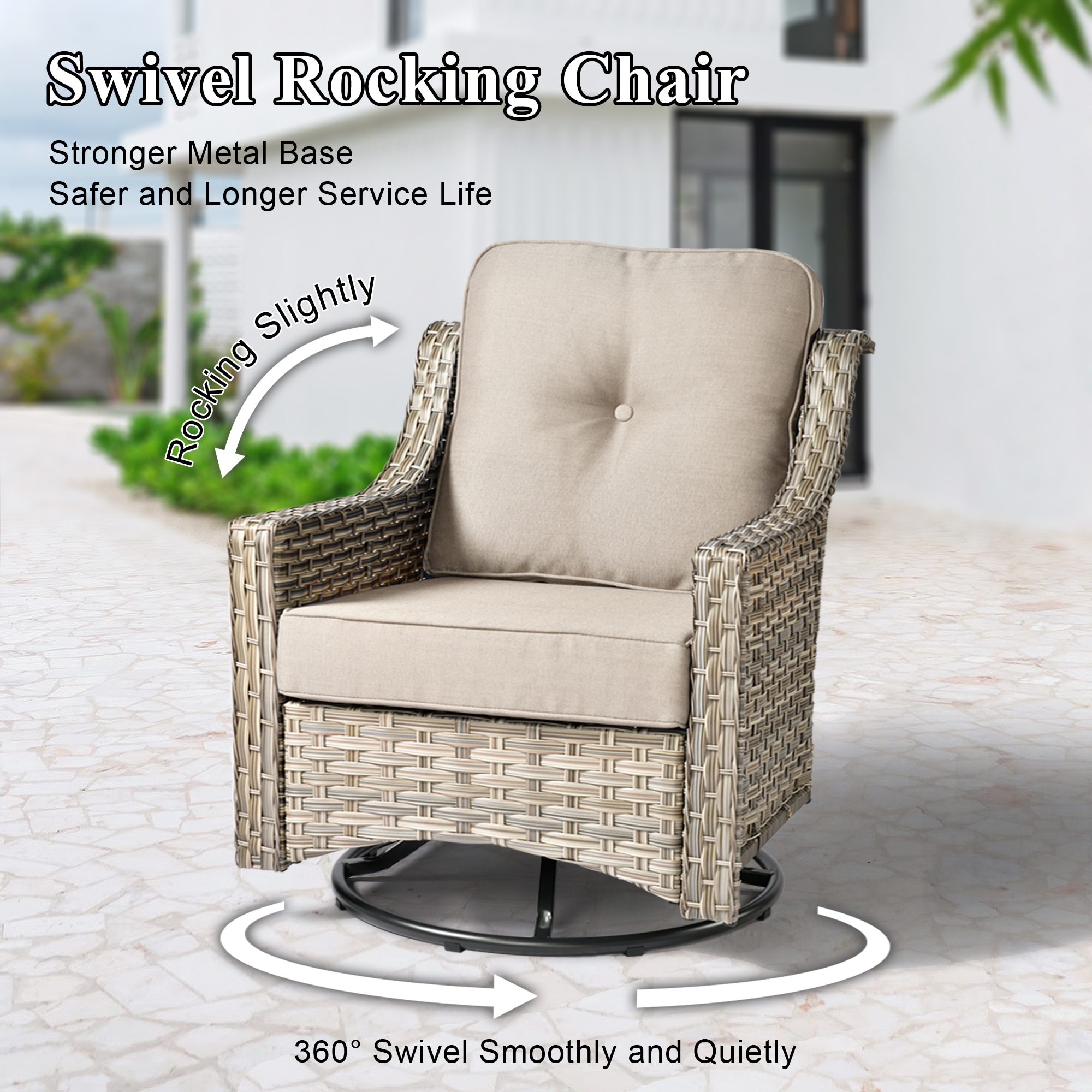 weaxty HMBCFP-YZPAD6072 Patio-Conversation-Sets - View #4