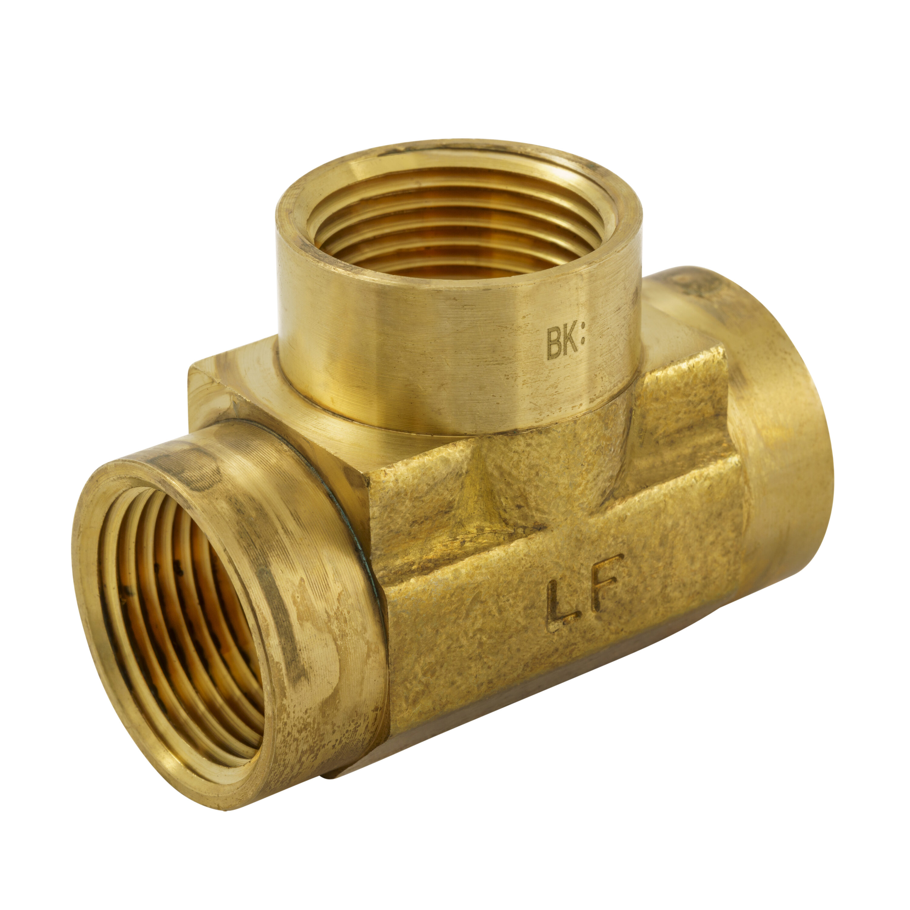 Proline Series 3/4-in x 3/4-in Threaded Tee Fitting in the Brass Fittings  department at